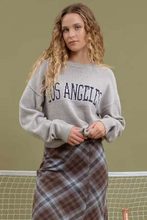 LOS ANGELES KNIT CREWNECK PULLOVER