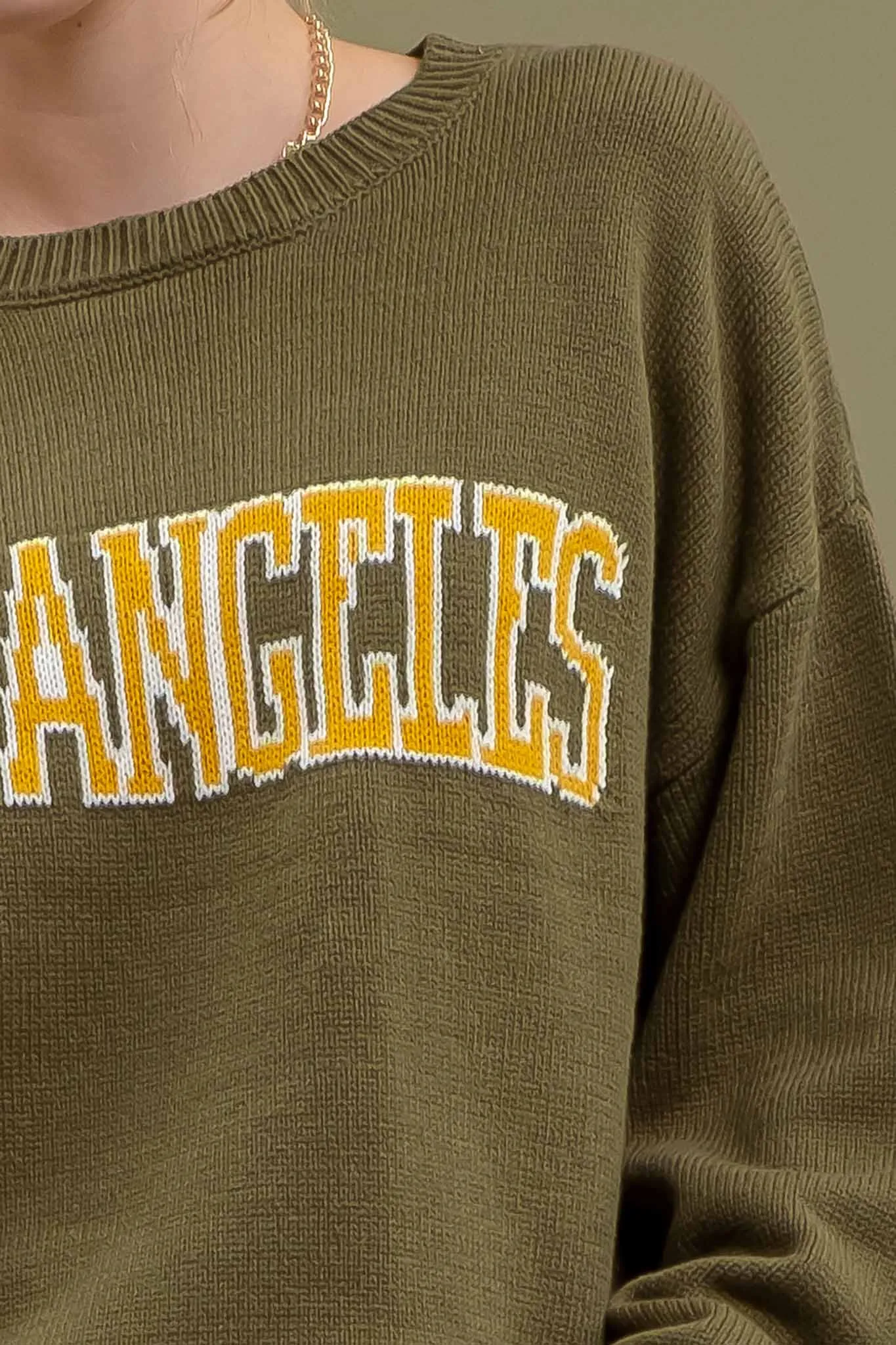 LOS ANGELES KNIT CREWNECK PULLOVER