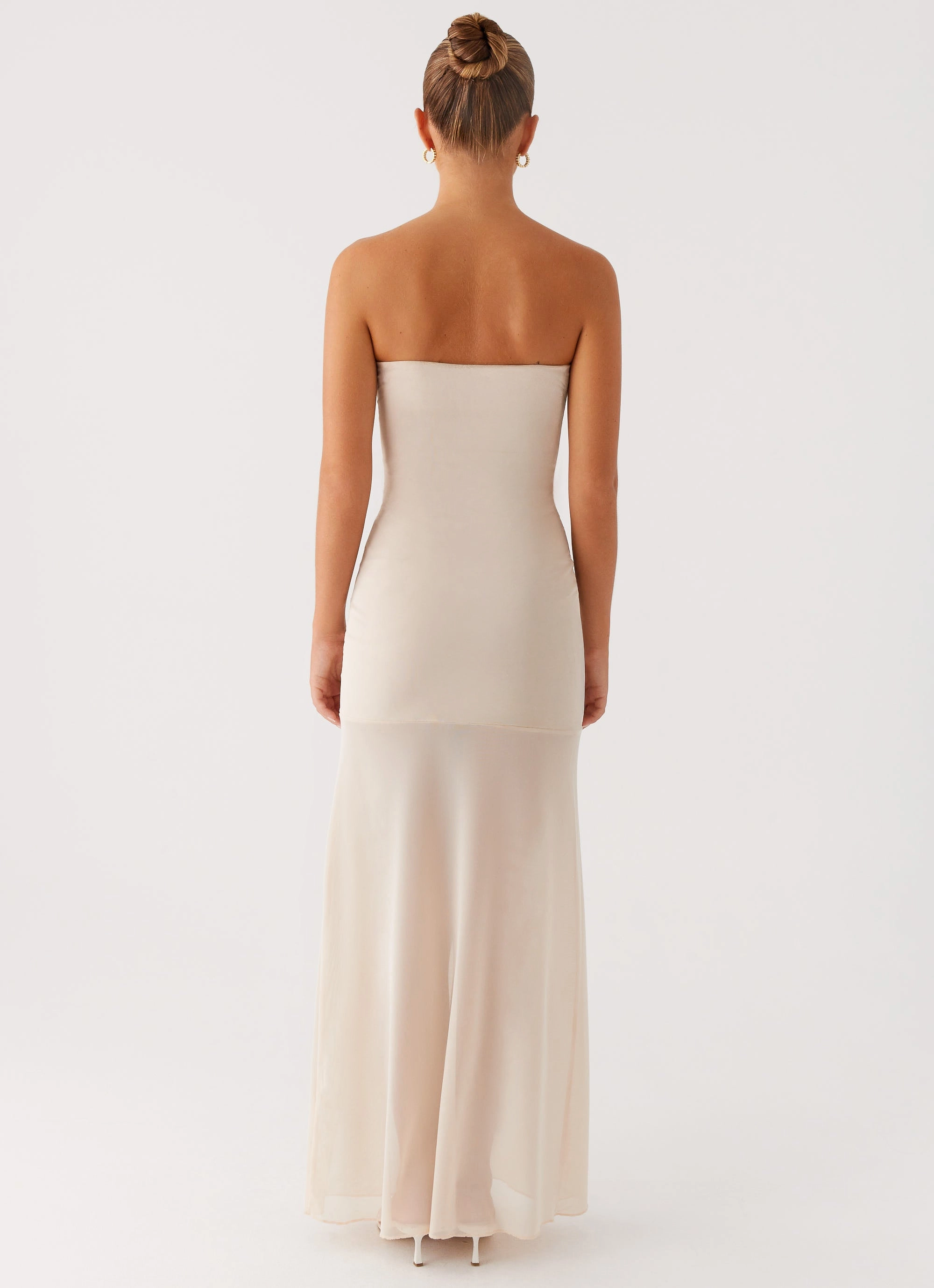 Fashionable Look Lovie Maxi Dress - Beige