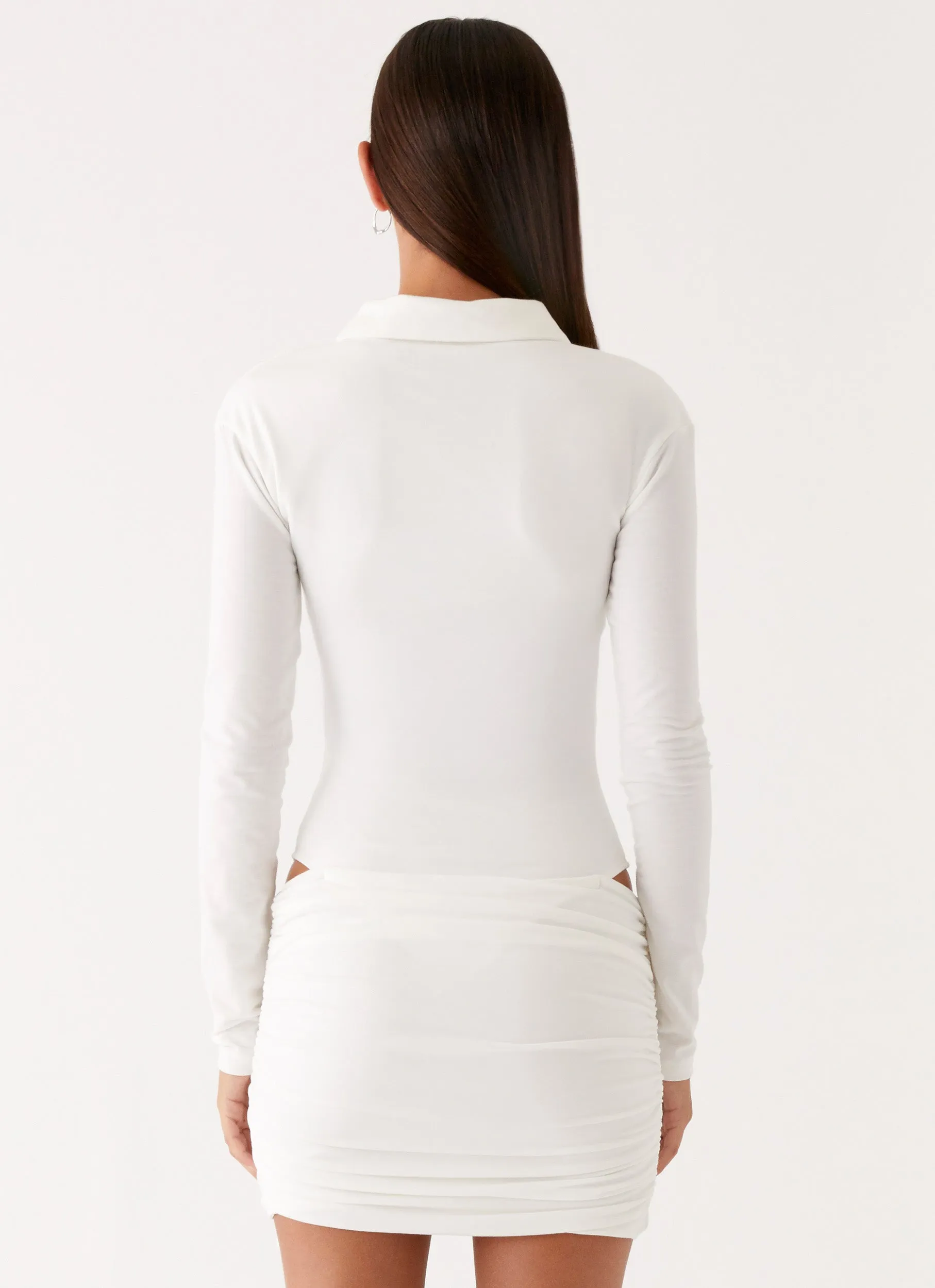 Night wear Fall Go Indah Mini Dress - White
