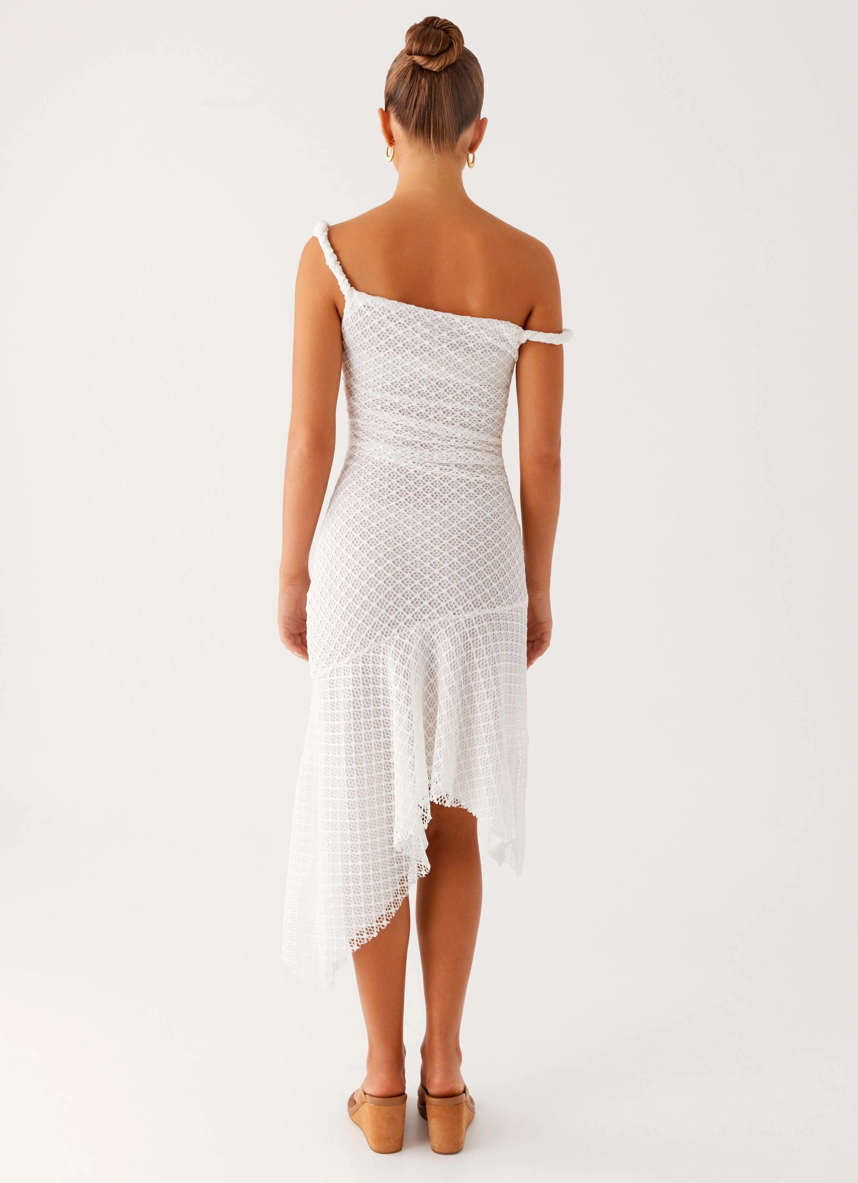 Comfort Stretch Huntah Midi Dress - Ivory