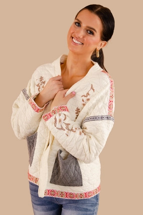 Mending Our Relationship Jacket Lightweight Weave UVProtectionCoating