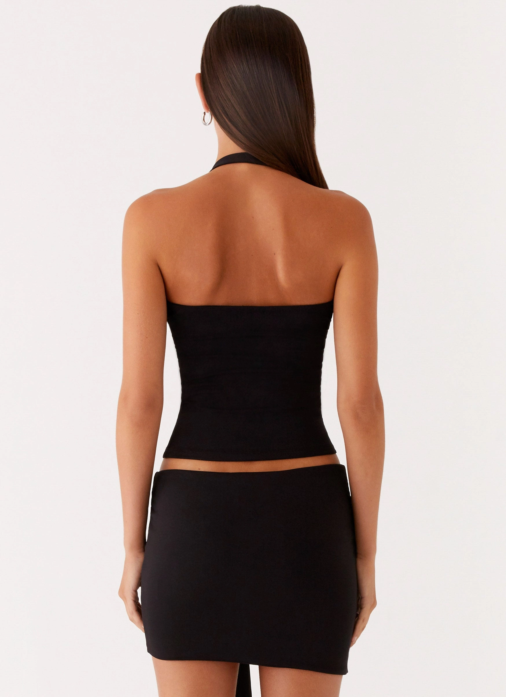 Lucent Mini Skirt - Black Functional Fit