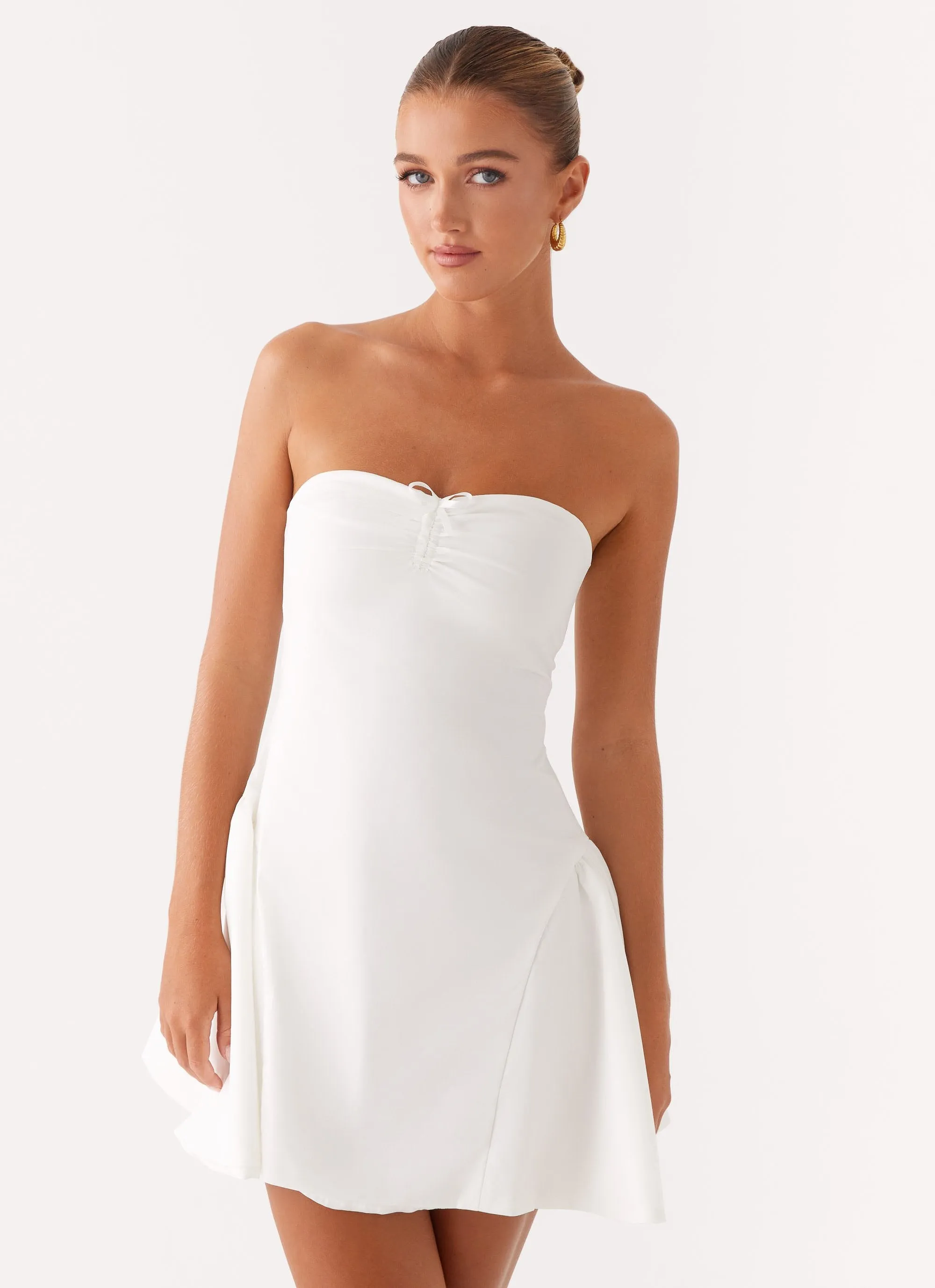 Lucille Mini Dress - White Versatile Touch