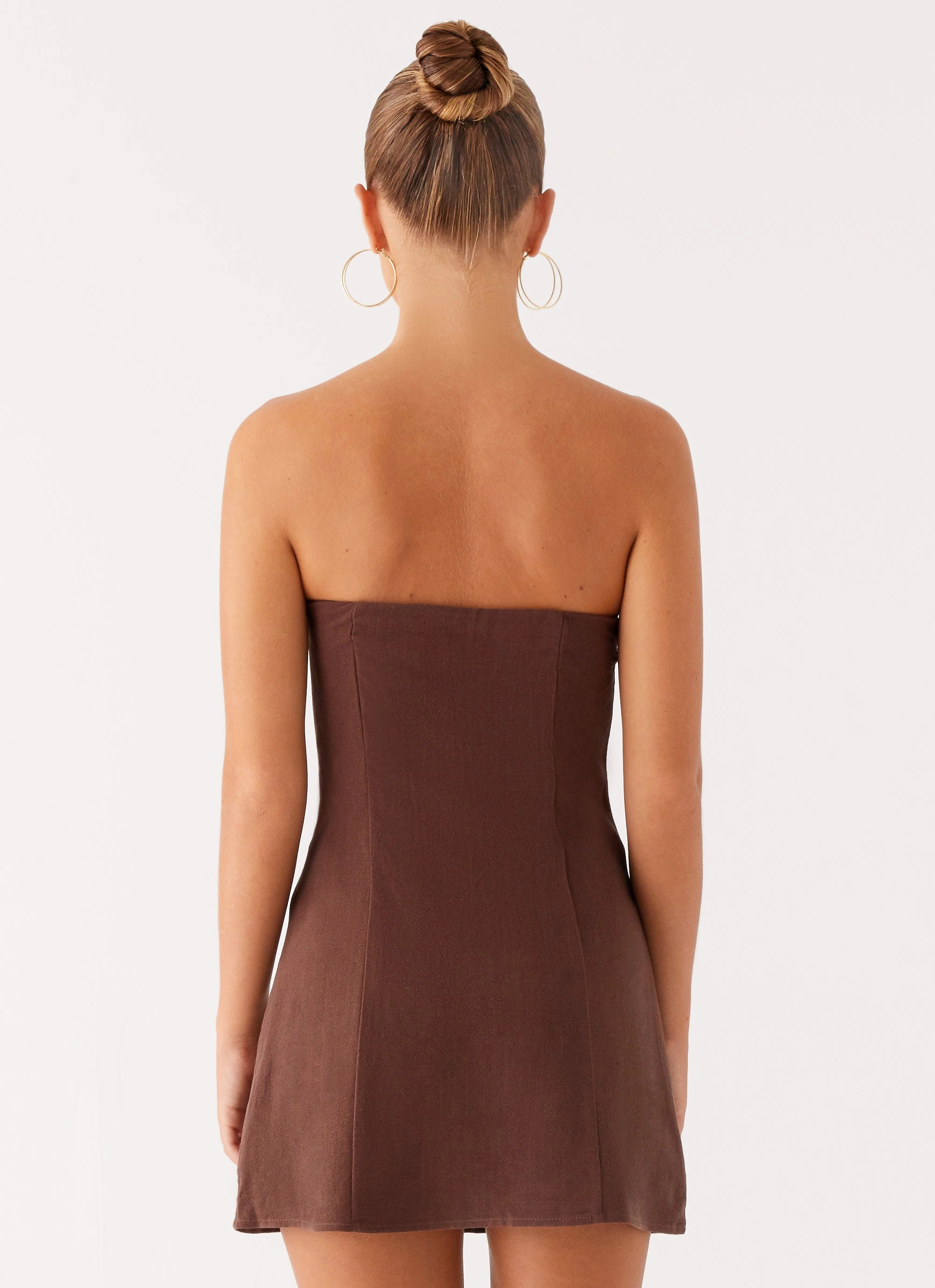 Ludo Mini Dress - Chocolate Bloom Soft