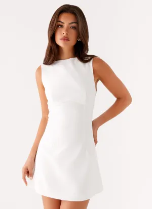Work Comfort Lulita Mini Dress - White