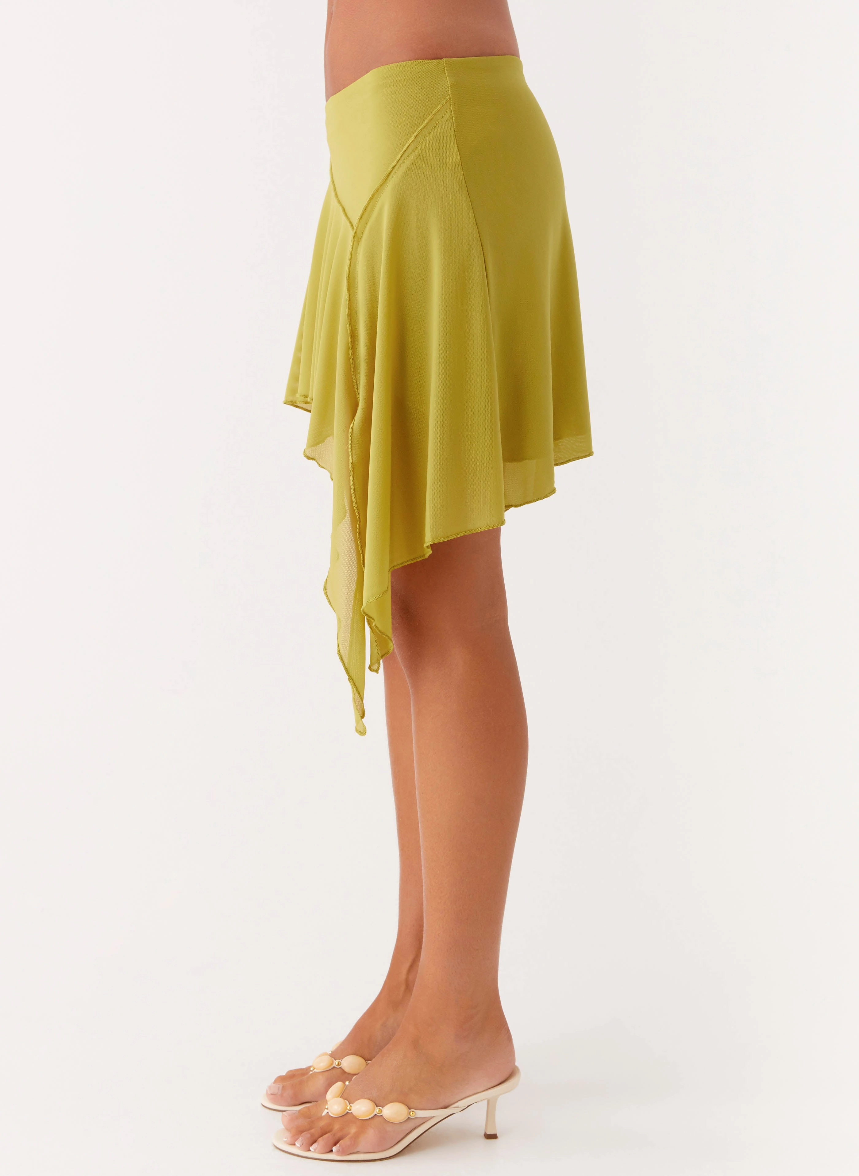 Versatile Design Chill Ready Lustra Mini Skirt - Lime