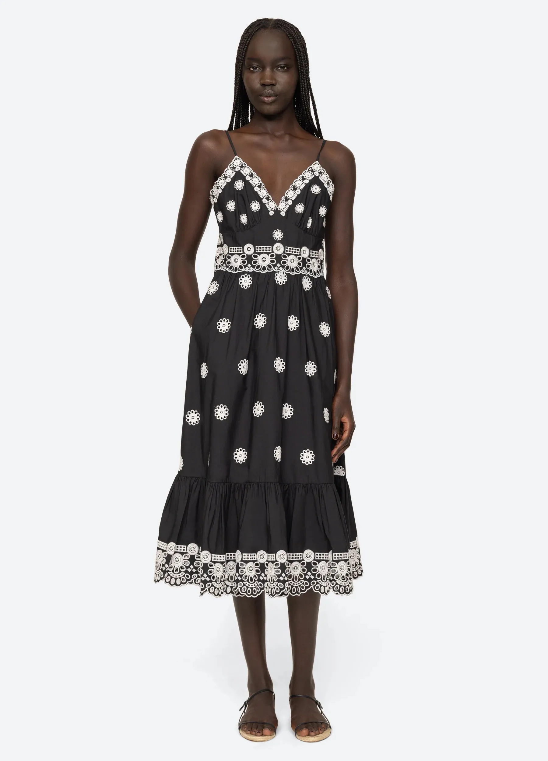 Sea NY Elysse Dress Light Blend Flower Soft