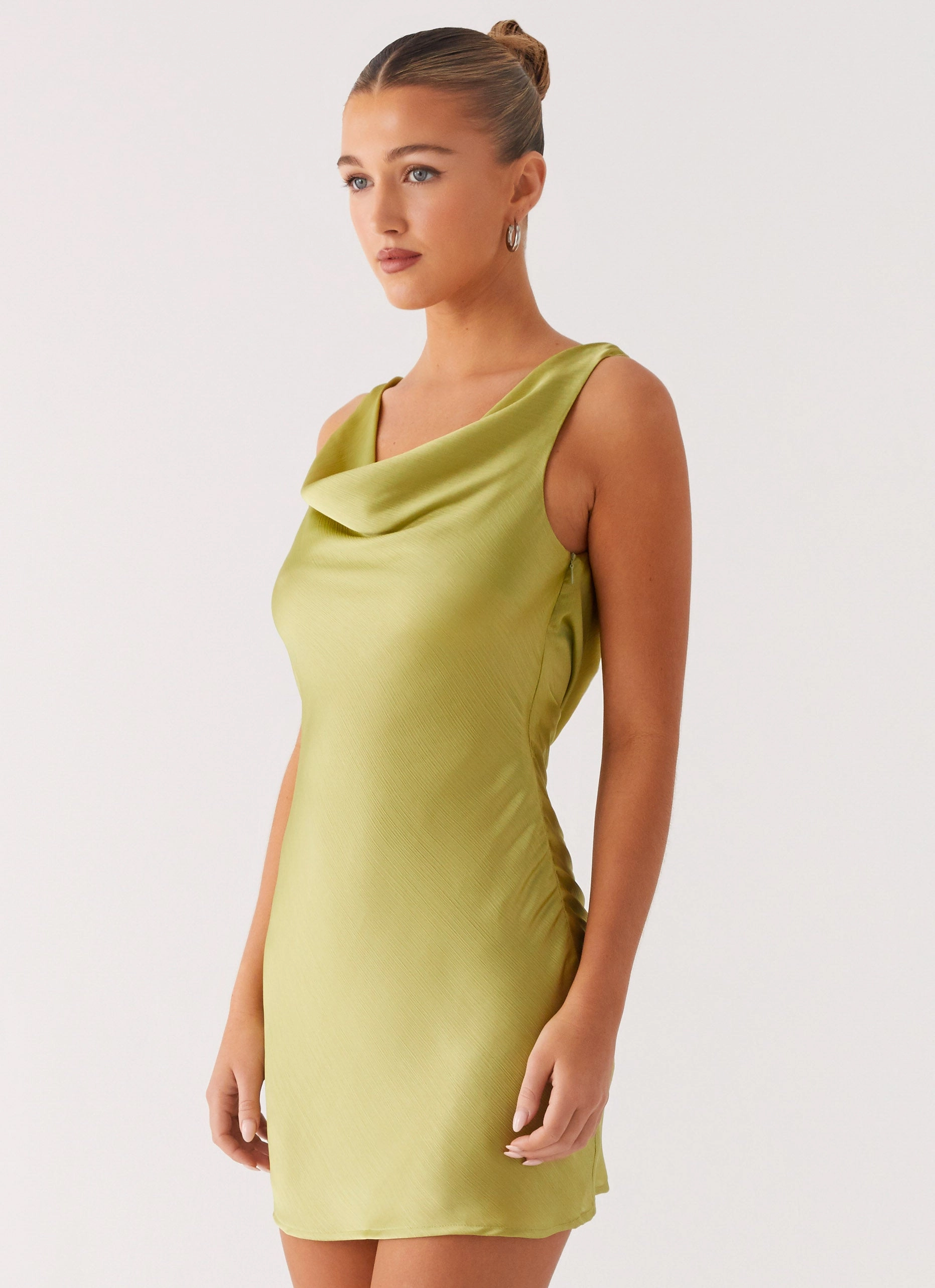 Breathable Style Tiegan Mini Dress - Lime