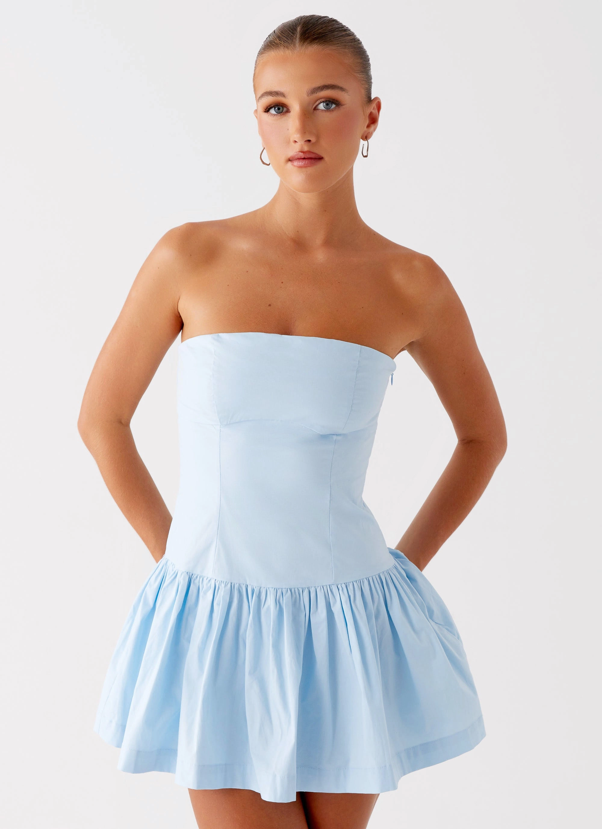Farm Air Riviera Mini Dress - Blue