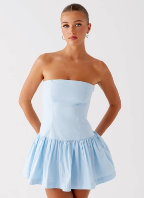 Farm Air Riviera Mini Dress - Blue