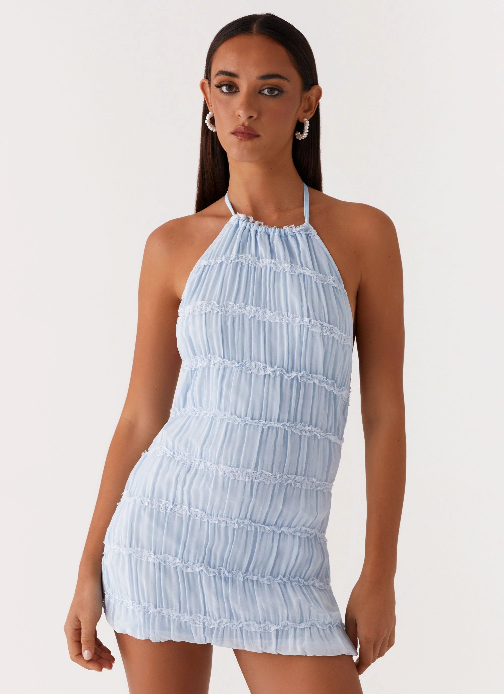 Aullie Mini Dress - Blue All-Day Wear