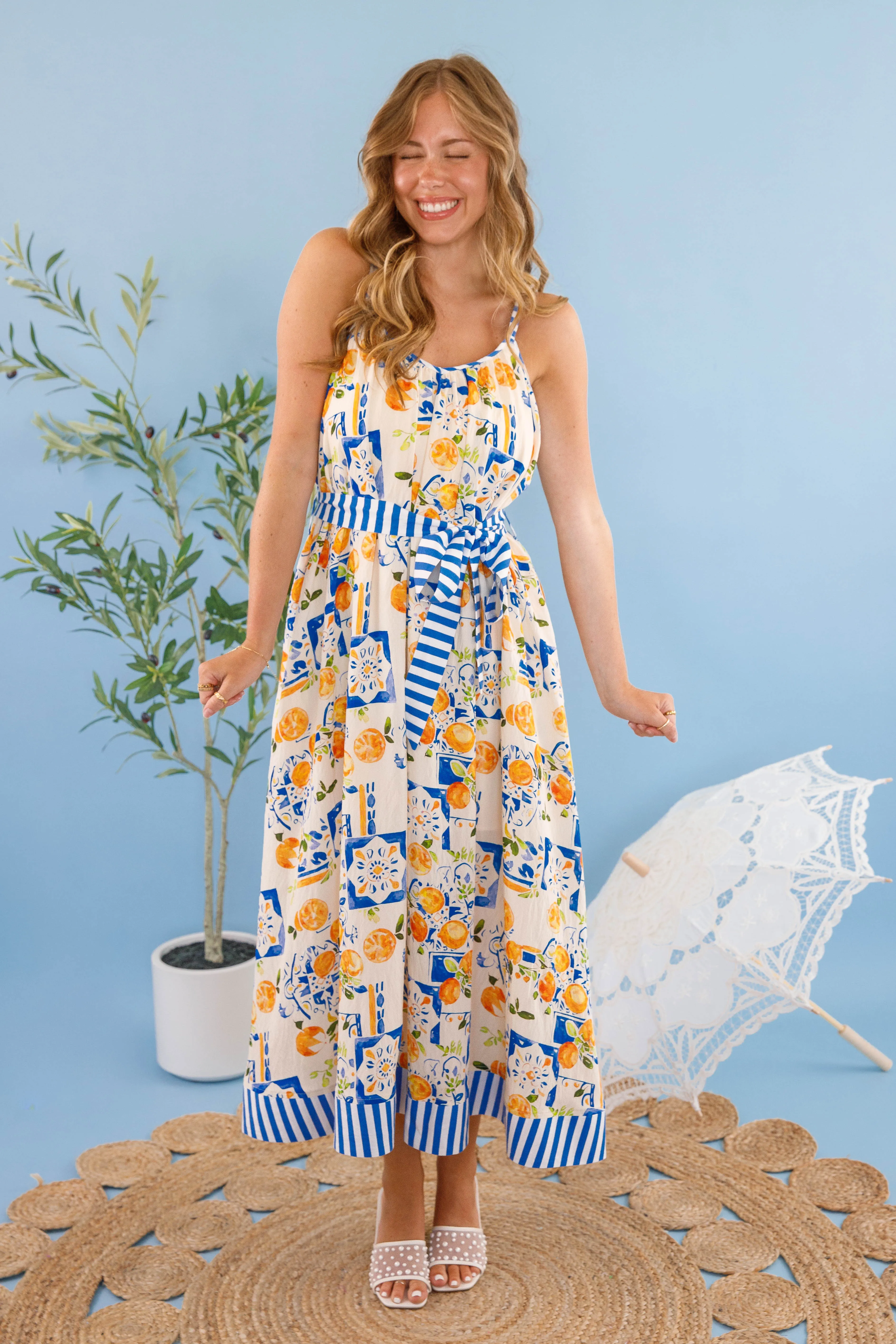 Feather Light City Casual Plan For A Picnic Maxi Dress