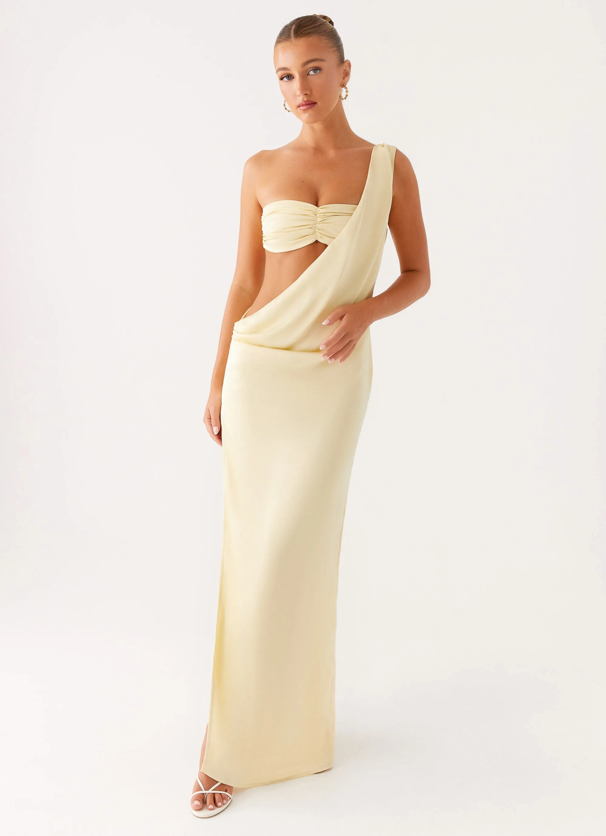 Modern Fit Casual Elegance Cooper Maxi Dress - Yellow
