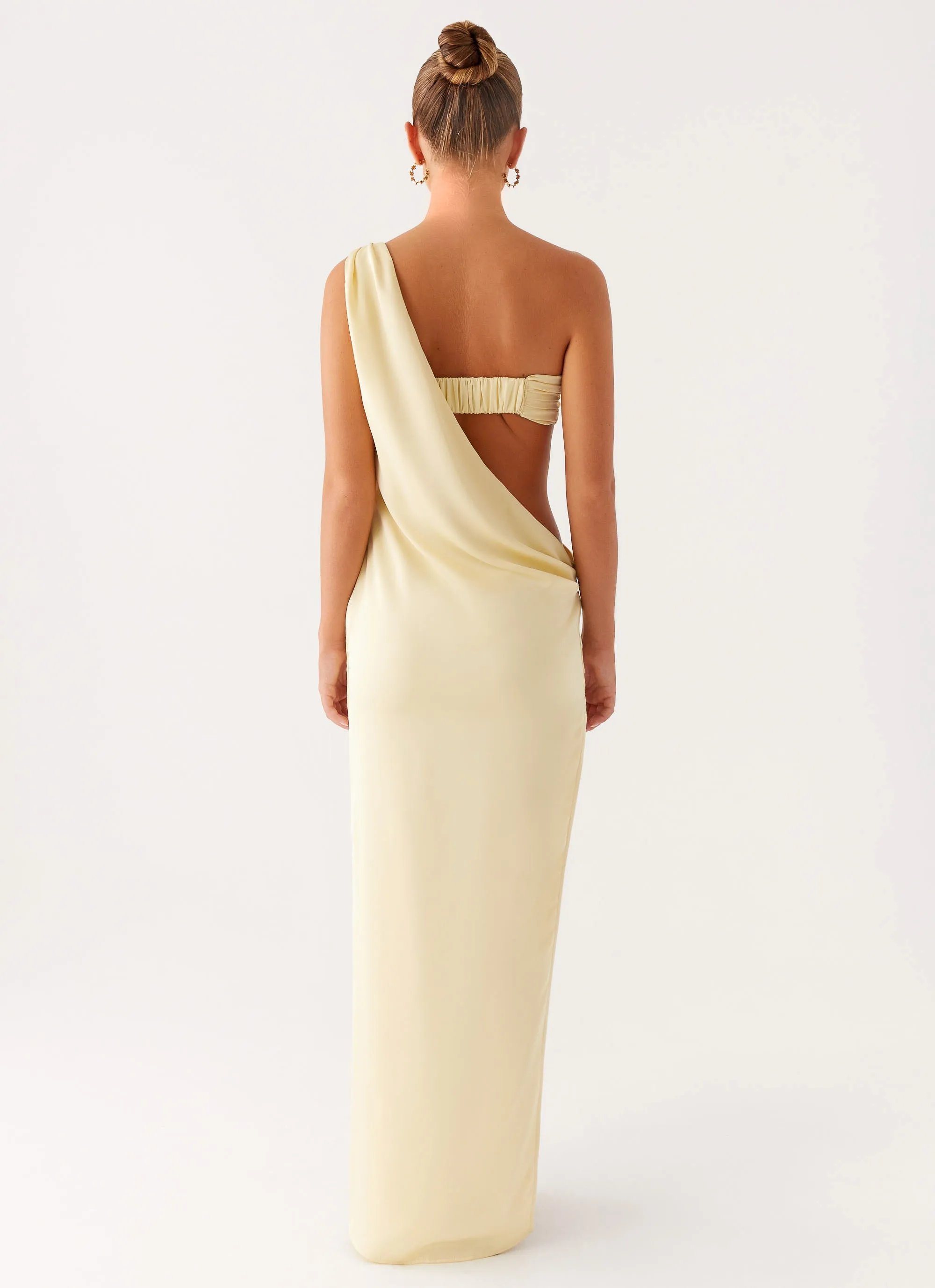 Trendy Comfort foldable Cooper Maxi Dress - Yellow