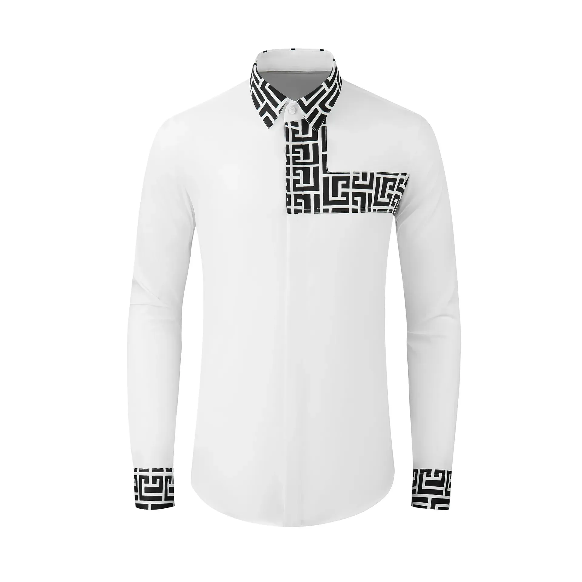 Luxury Striped Men's Business Shirt