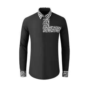 Luxury Striped Men's Business Shirt
