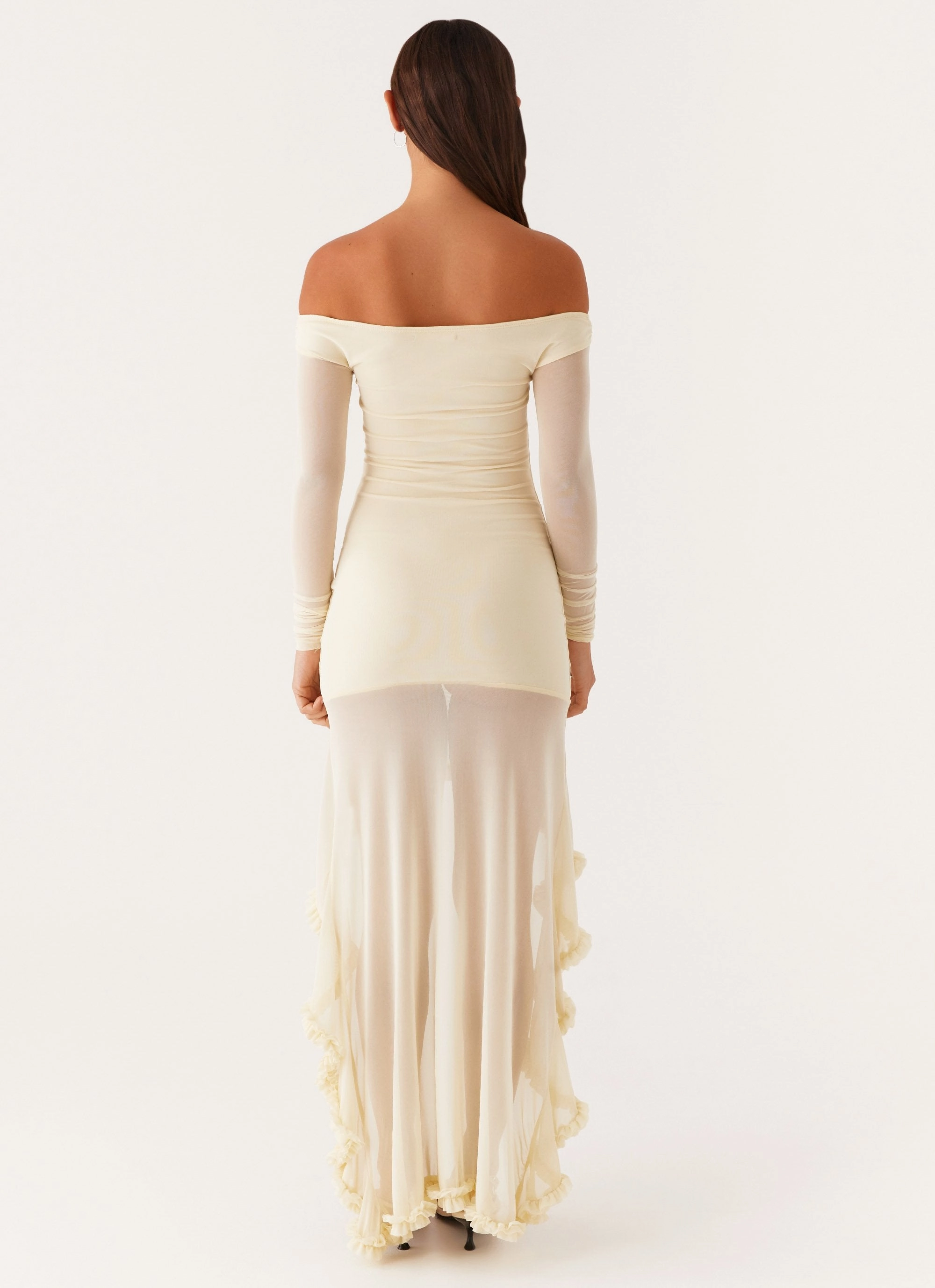 September Sun Maxi Dress - Ivory Scandi Clean Influencer-Approved