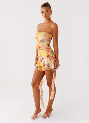 Macey Mini Dress - Sunburst Floral Relaxed-fit maxi dress