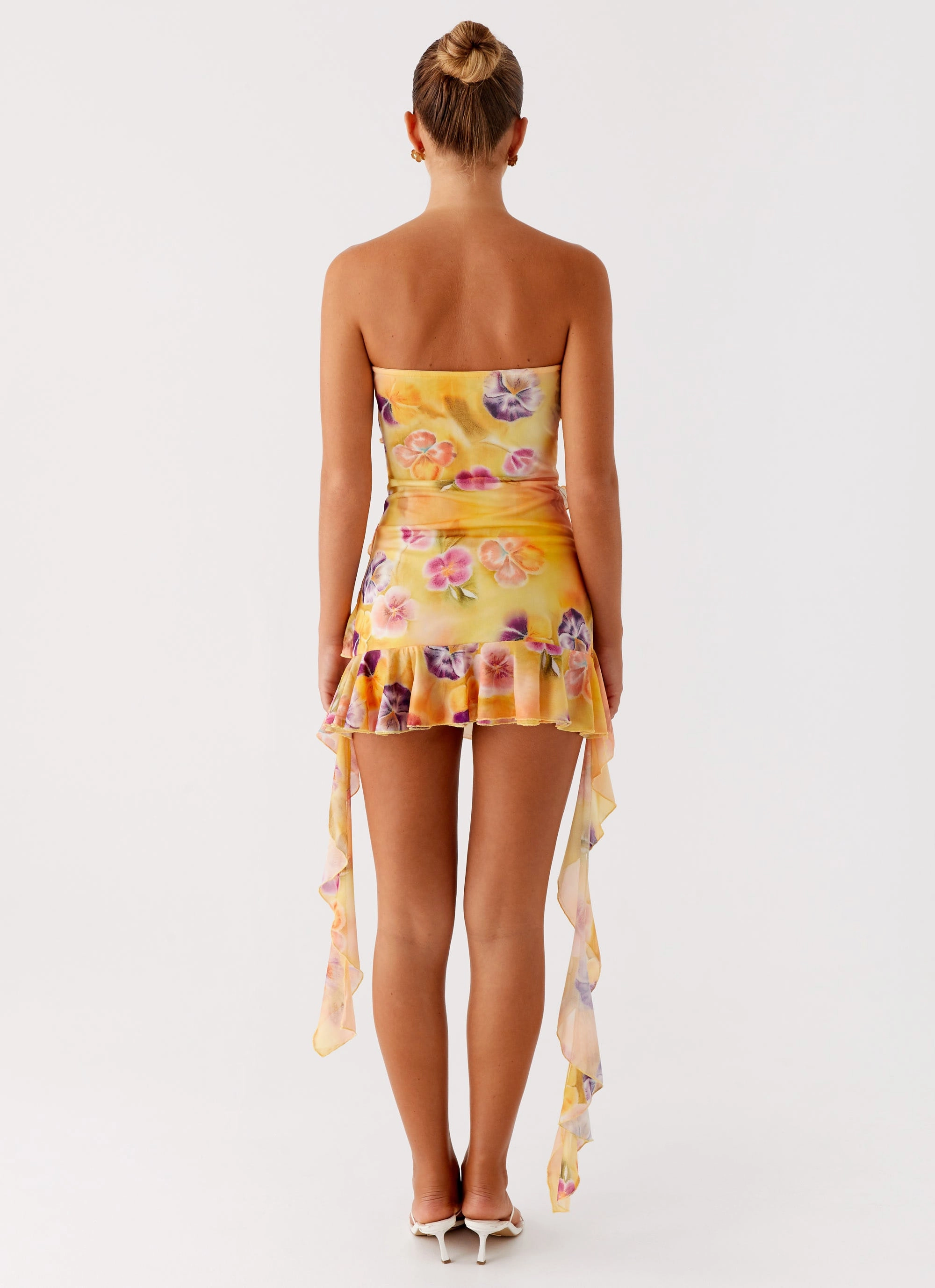 Macey Mini Dress - Sunburst Floral Active Outfit Calm Tone