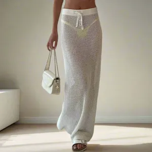 Madrid Mesh Knit Maxi Skirt