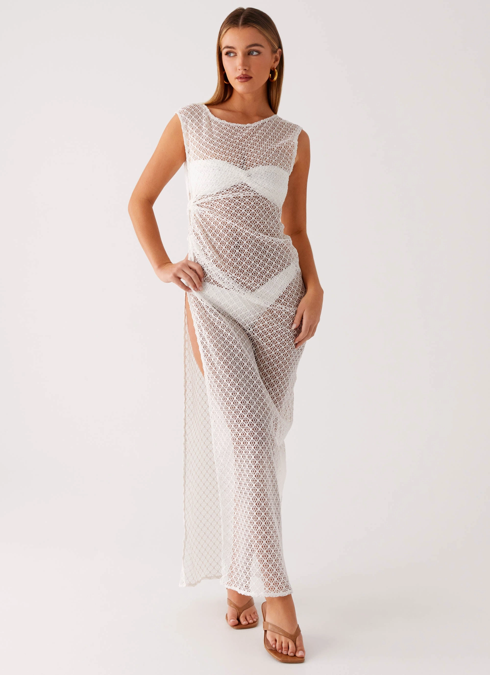 urban vibe Maeva Maxi Dress - White
