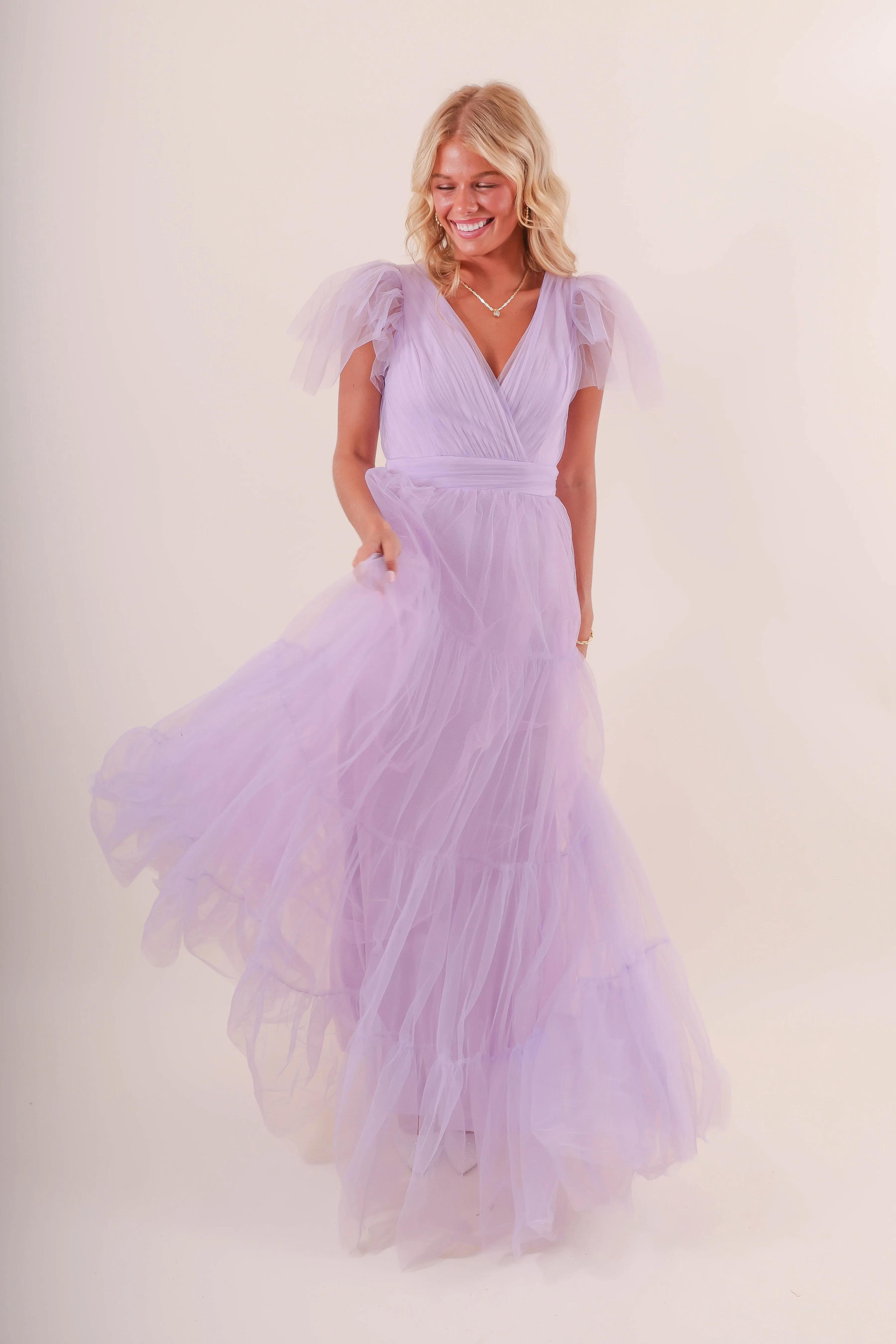 Magic We Made Tulle Maxi Dress Minimal Tone