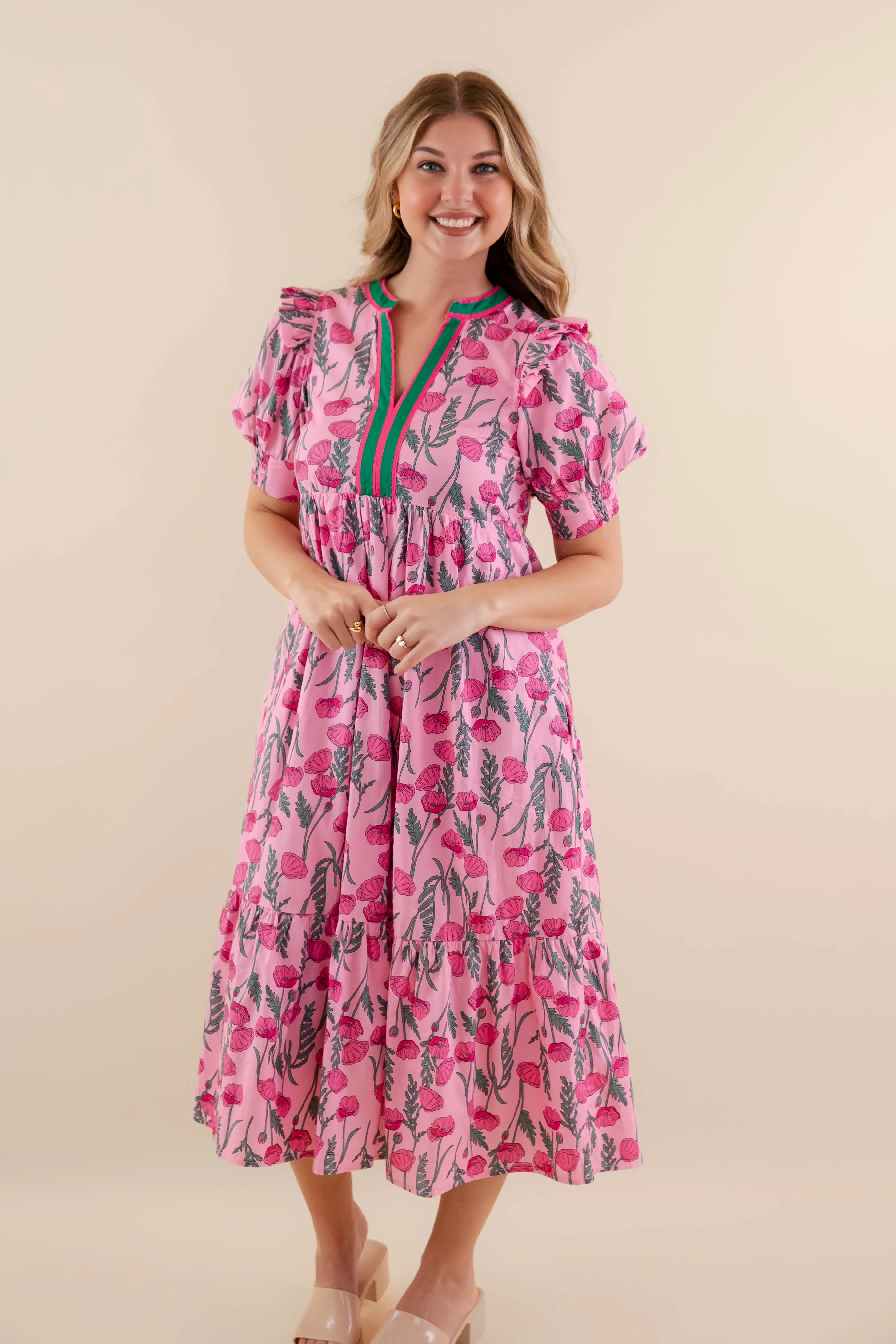 Refined Presence Gentle Texture RESTOCK: Meet You Again Midi Dress