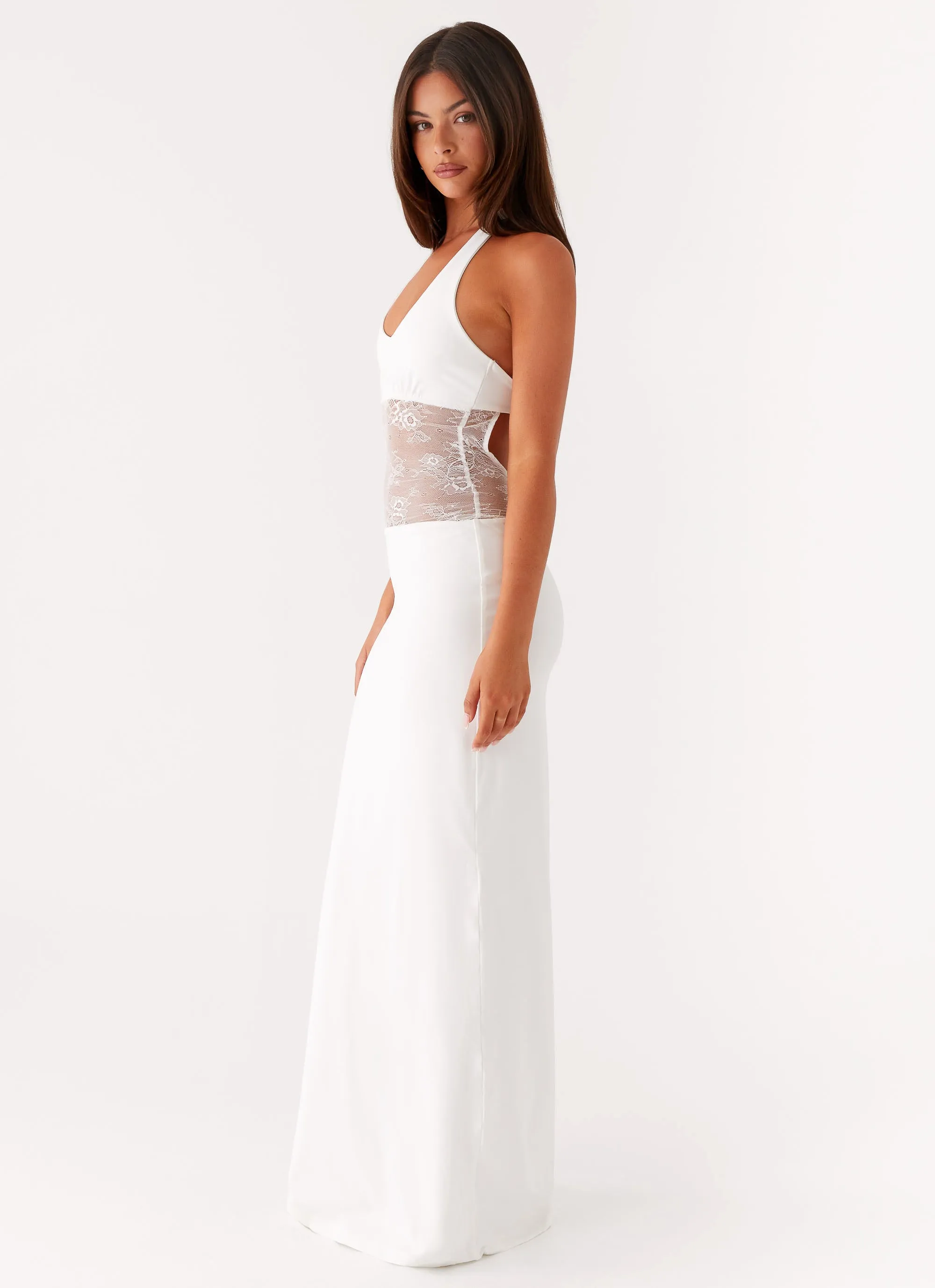 Main Focus Maxi Dress - White Cocktail Ready
