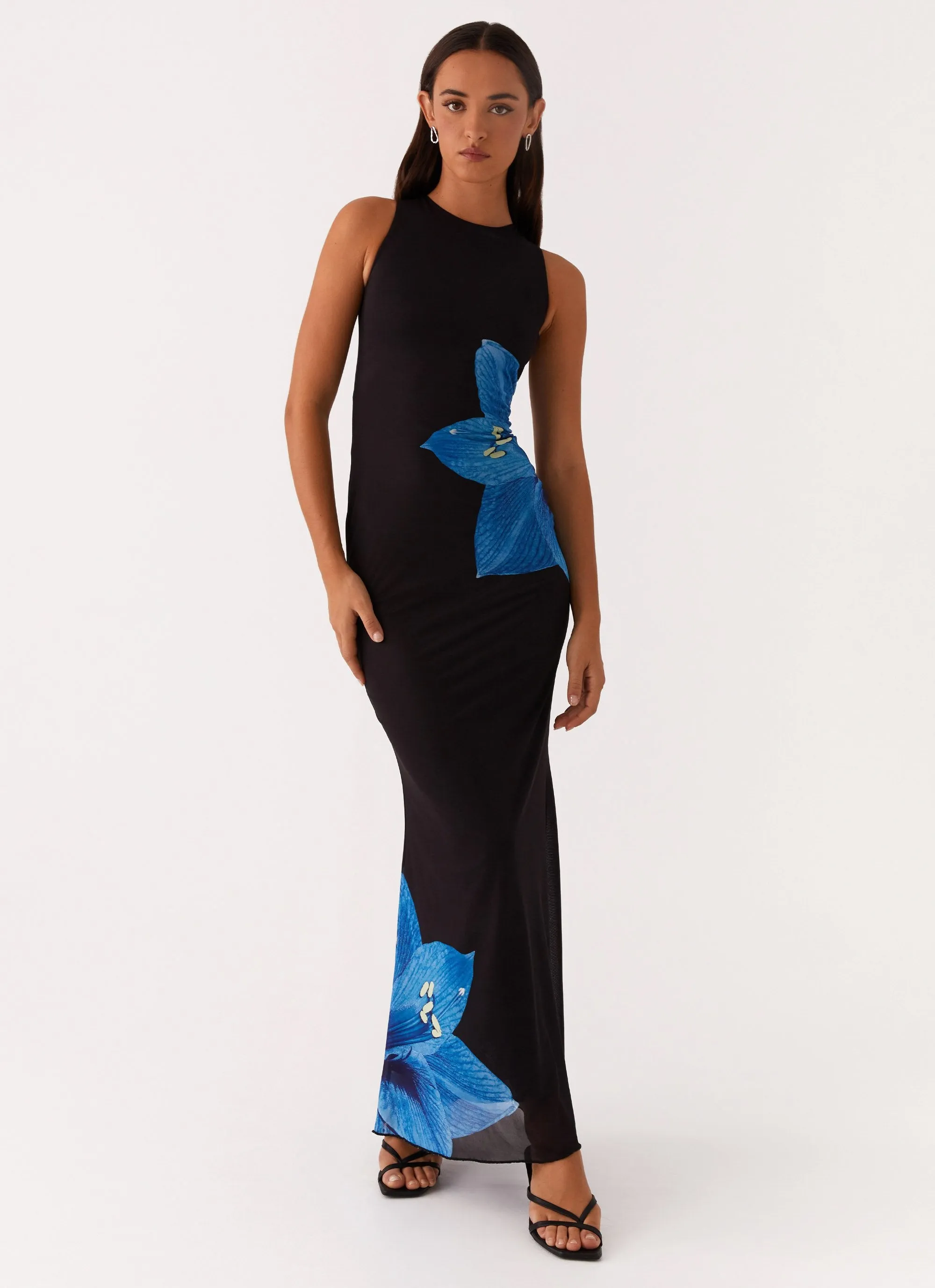 Manhattan Nights Maxi Dress - Black Evening-Wear