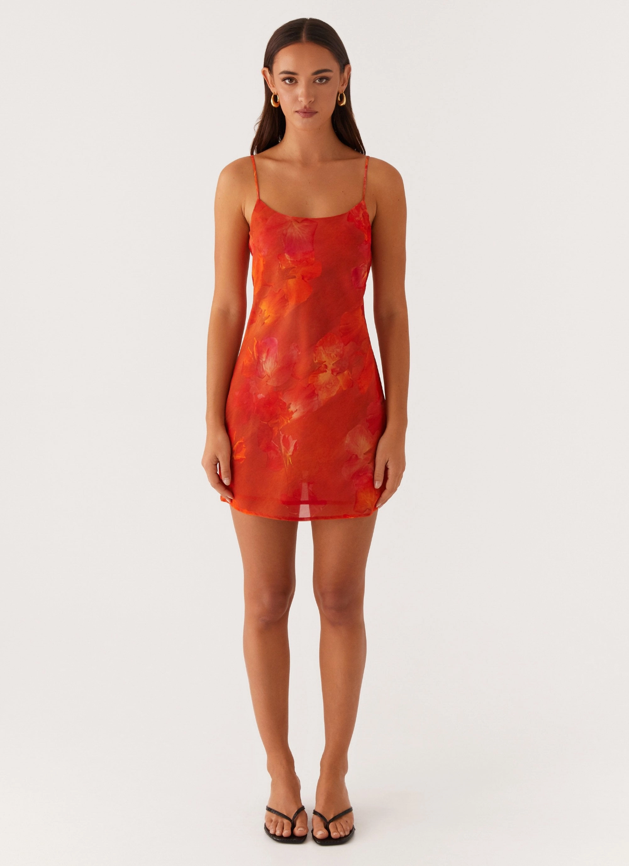 Manifest Mini Dress - Amber Gloss Accent Summer Ease