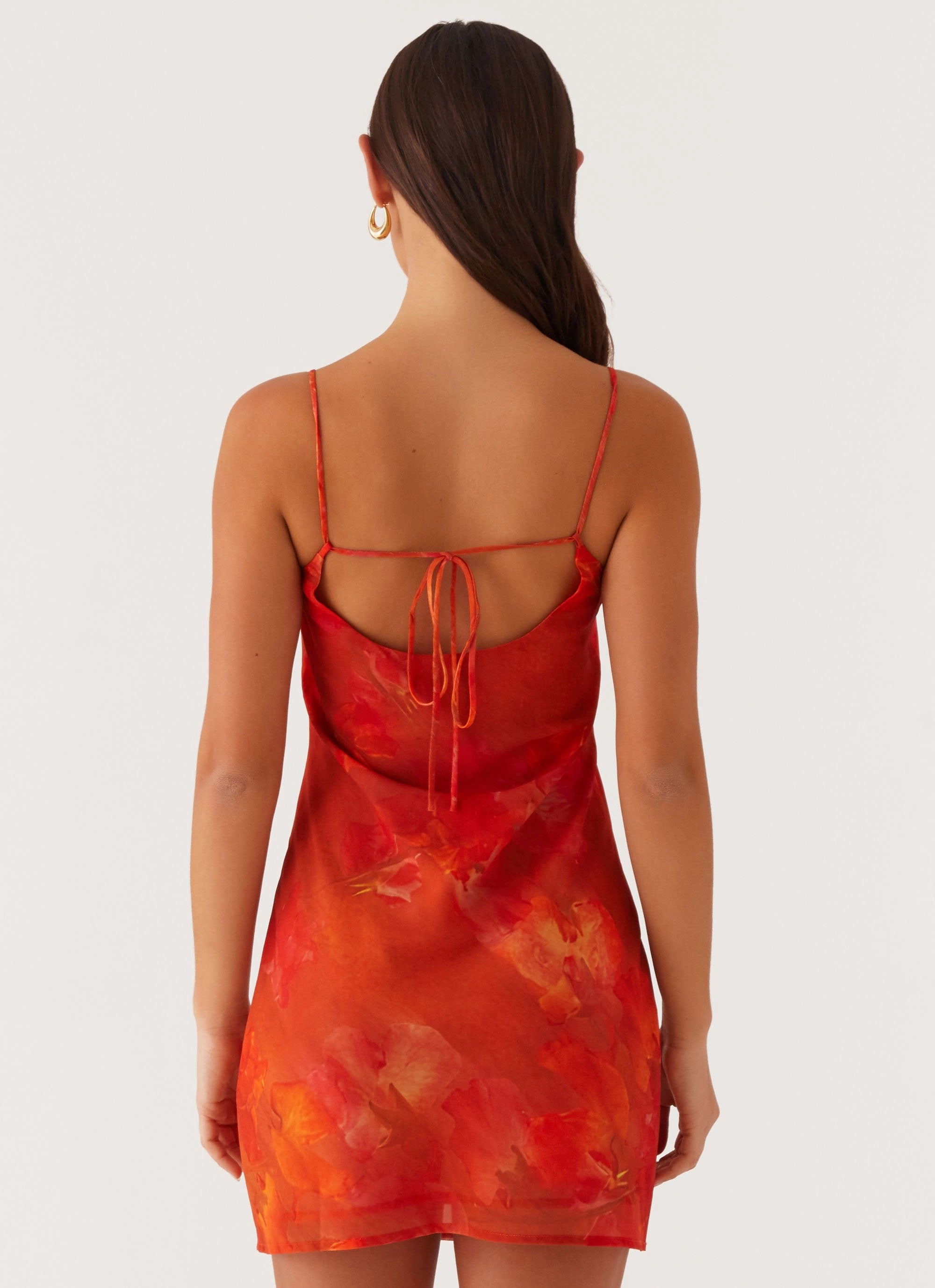 Trend-Inspired Versatile Edge Manifest Mini Dress - Amber