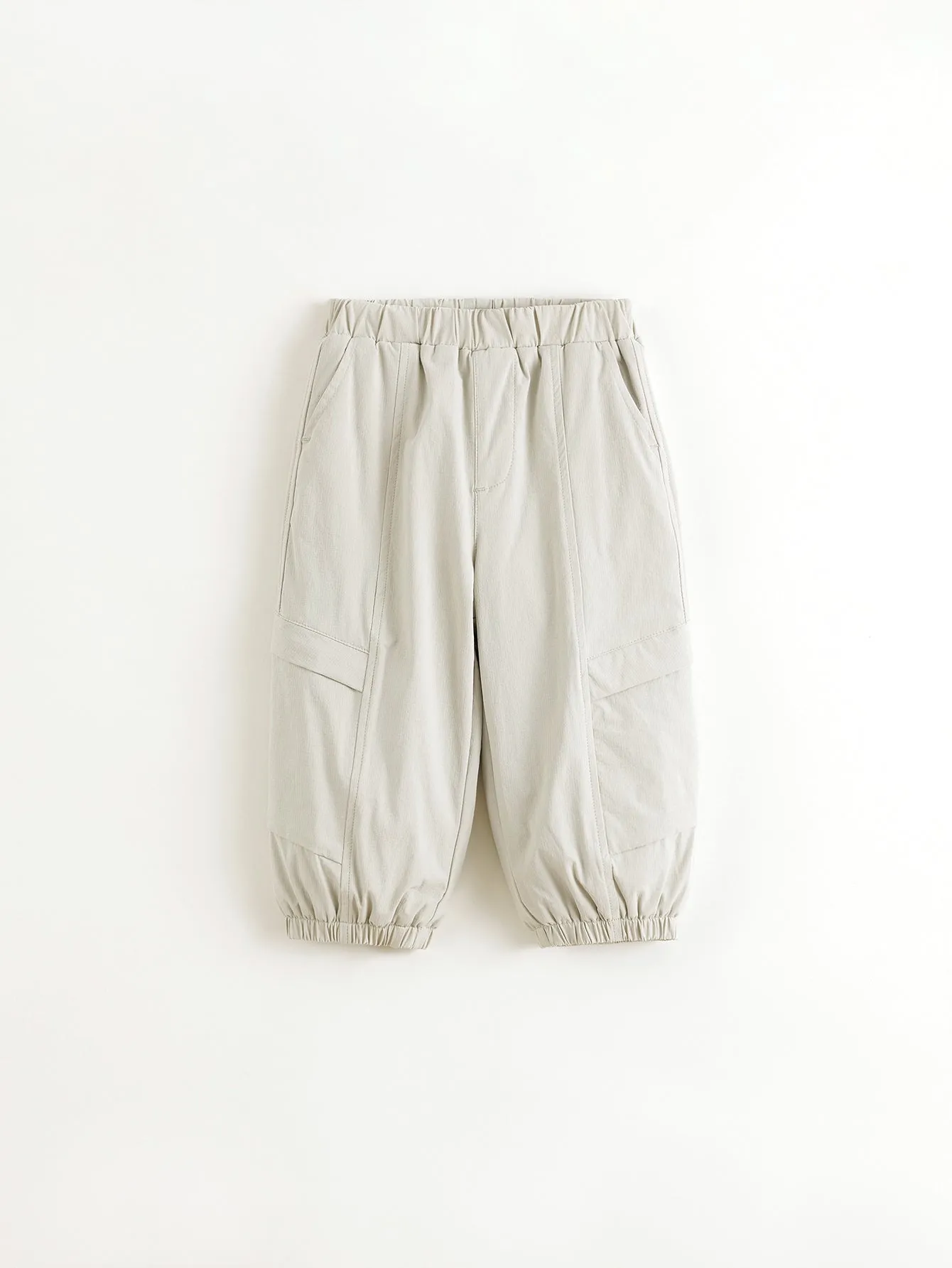 MARC & JANIE Boys Spliced Line Padded Cargo Drawstring Pants 241251