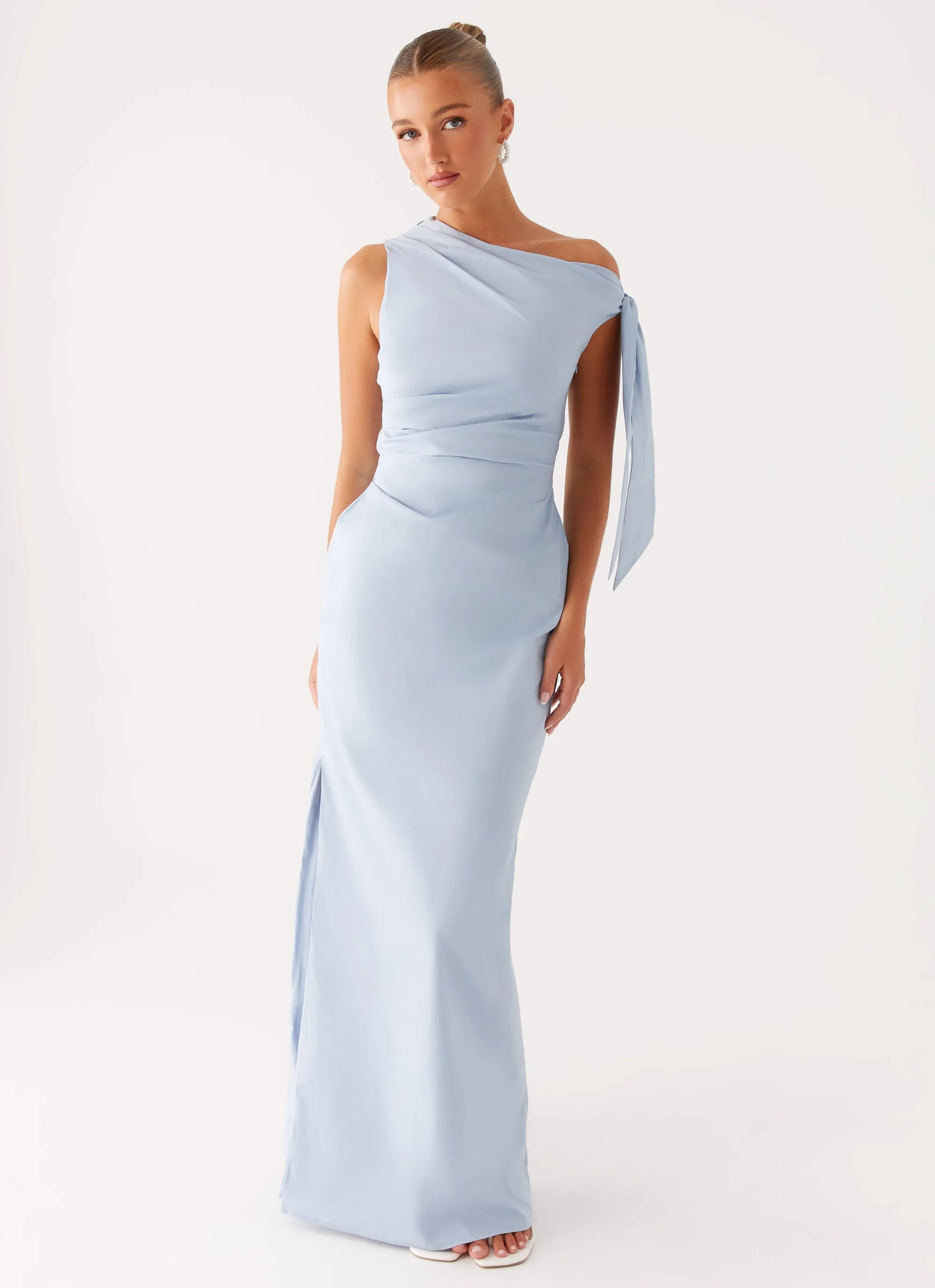 Marella Maxi Dress - Blue Classic Line