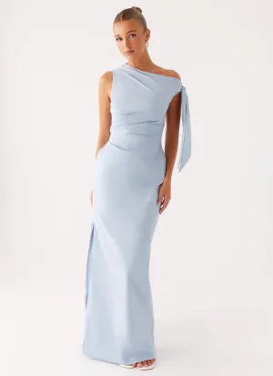 Marella Maxi Dress - Blue Classic Line