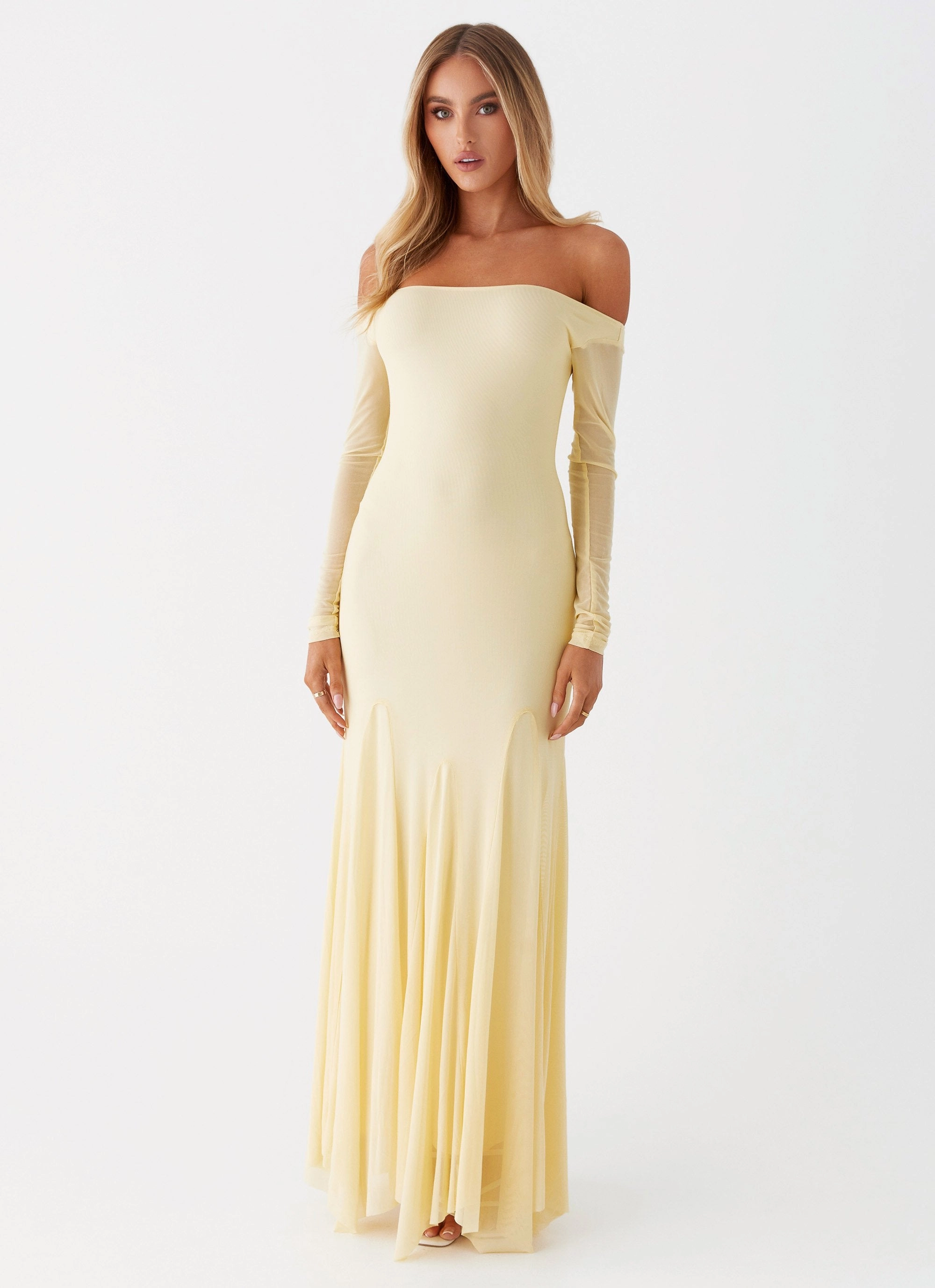 Maribel Maxi Dress - Yellow Midnight Mood