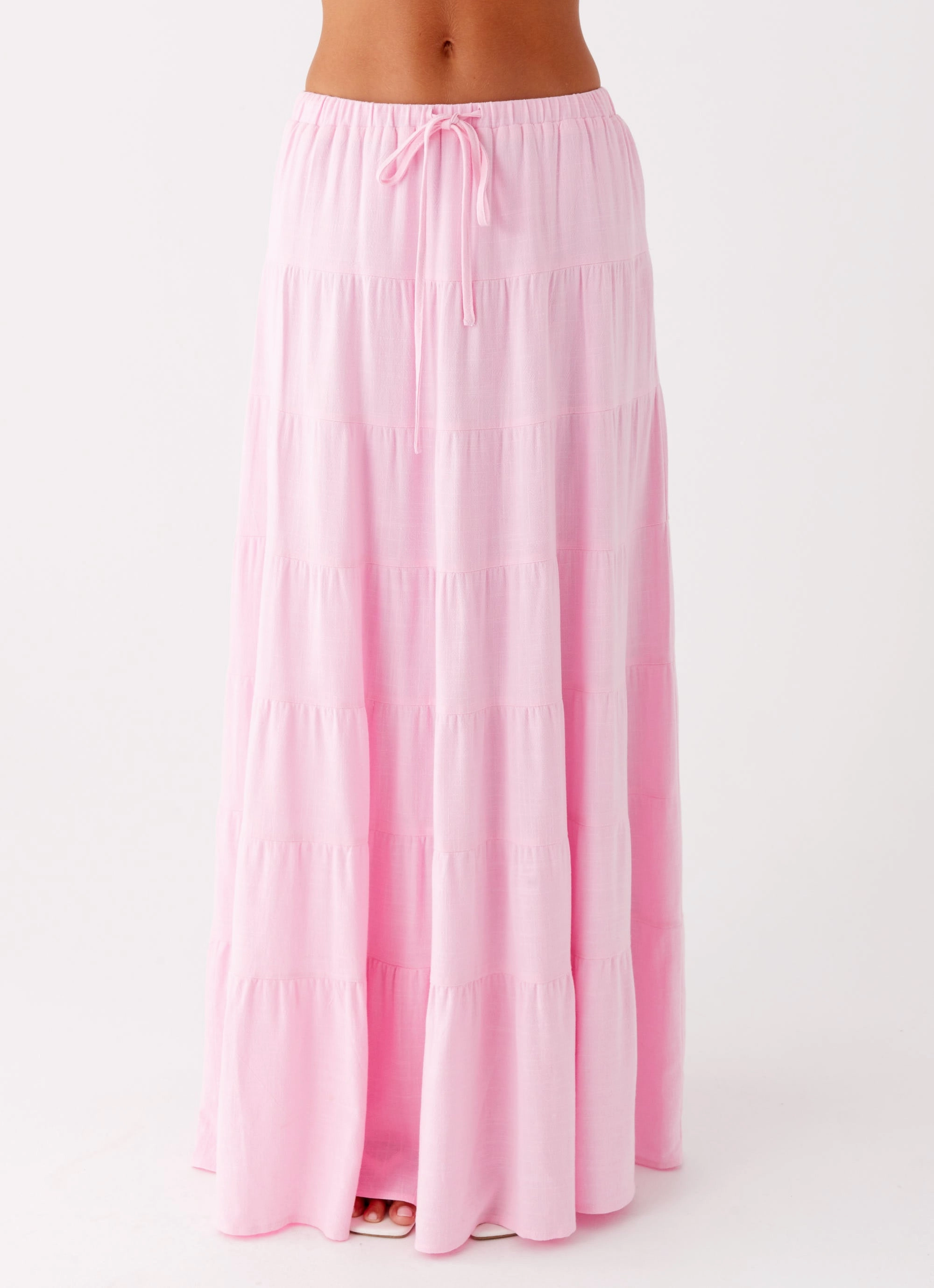 FlexibleMobilityDesign Comfort for All Mariella Linen Maxi Skirt - Pink