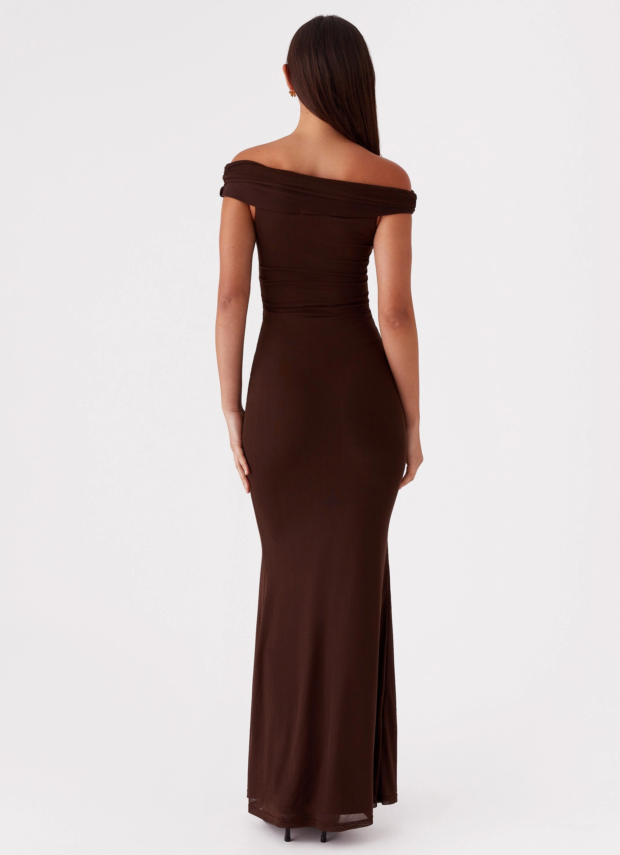 Flattering Style Fit Marilyn Maxi Dress - Chocolate