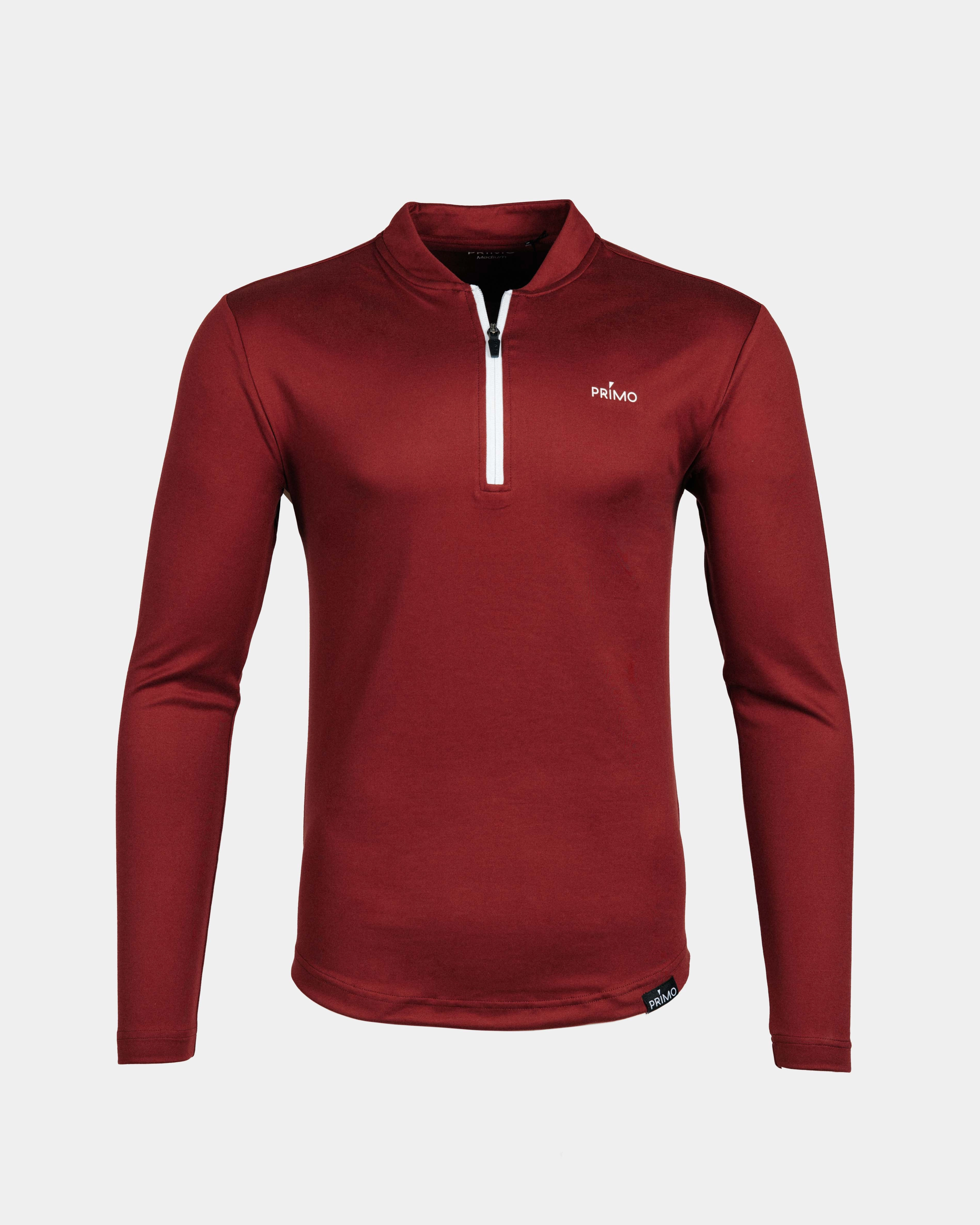 Maroon Blade Quarter Zip Quick Release Fastener Fade Resistant Treatment