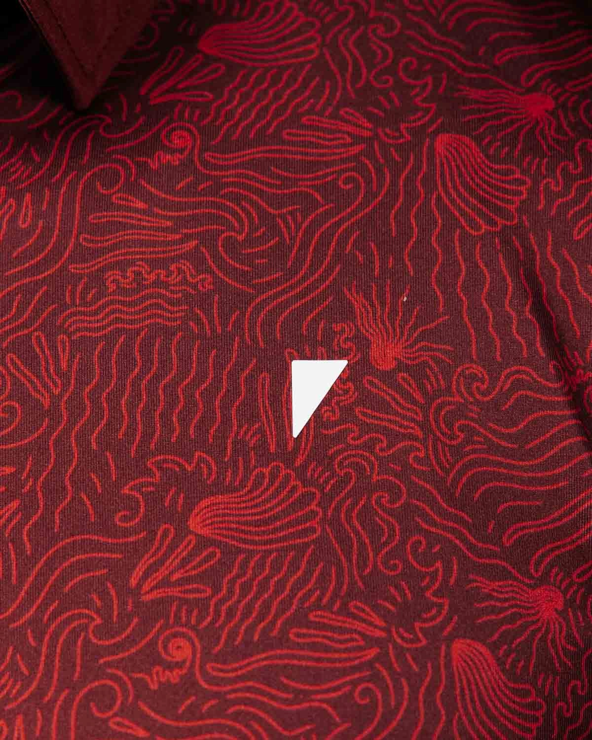 TaglessCollar BioBased Fiber Maroon Ocean Spray Classic Polo