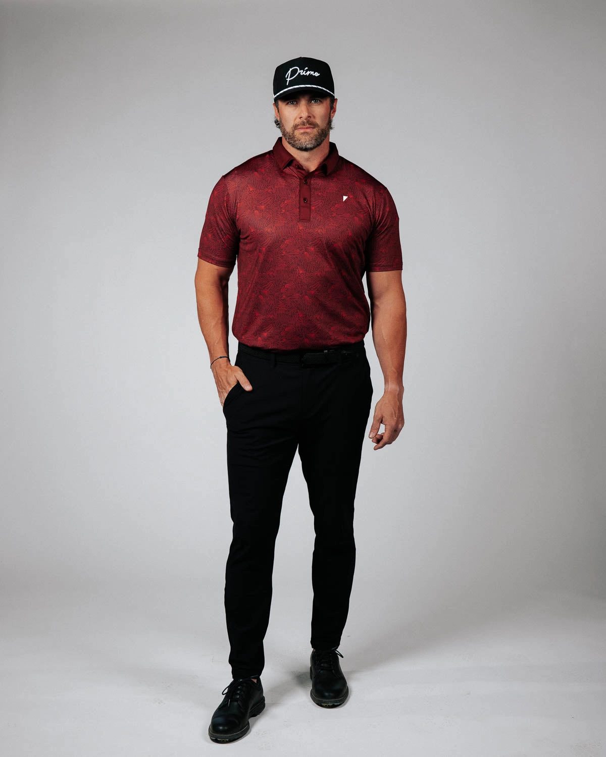 Sporty Top Maroon Ocean Spray Classic Polo