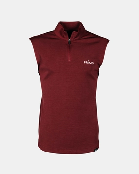 ComfortStretch Maroon Quarter Zip Vest