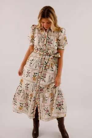 Gentle Aesthetic Bright Feel Bringing Happiness Midi Dress