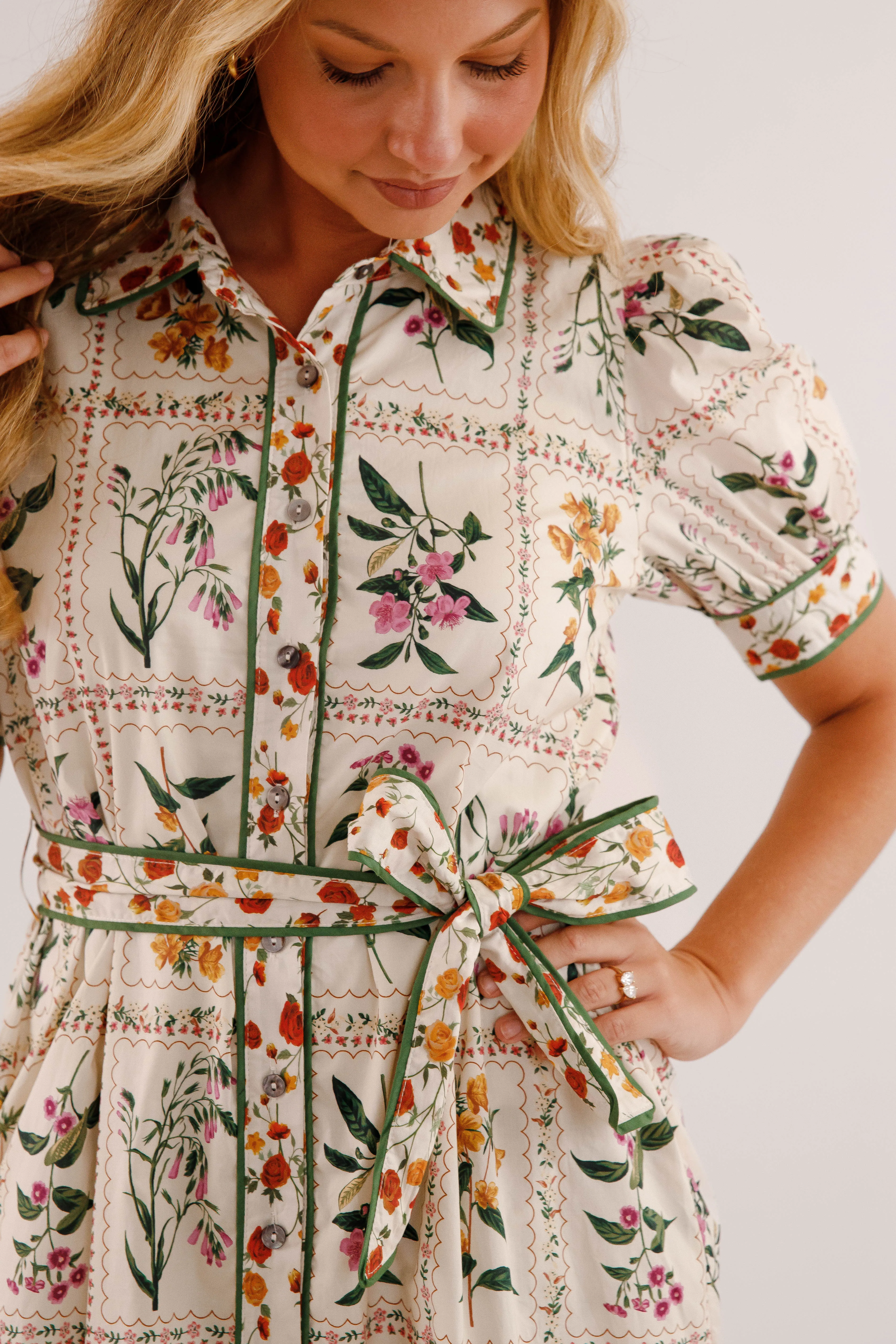 Bringing Happiness Midi Dress Layered Comfort Cloud Light