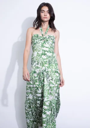 Modern Motion TANIA PRINT MIDI DRESS - SAVANNA