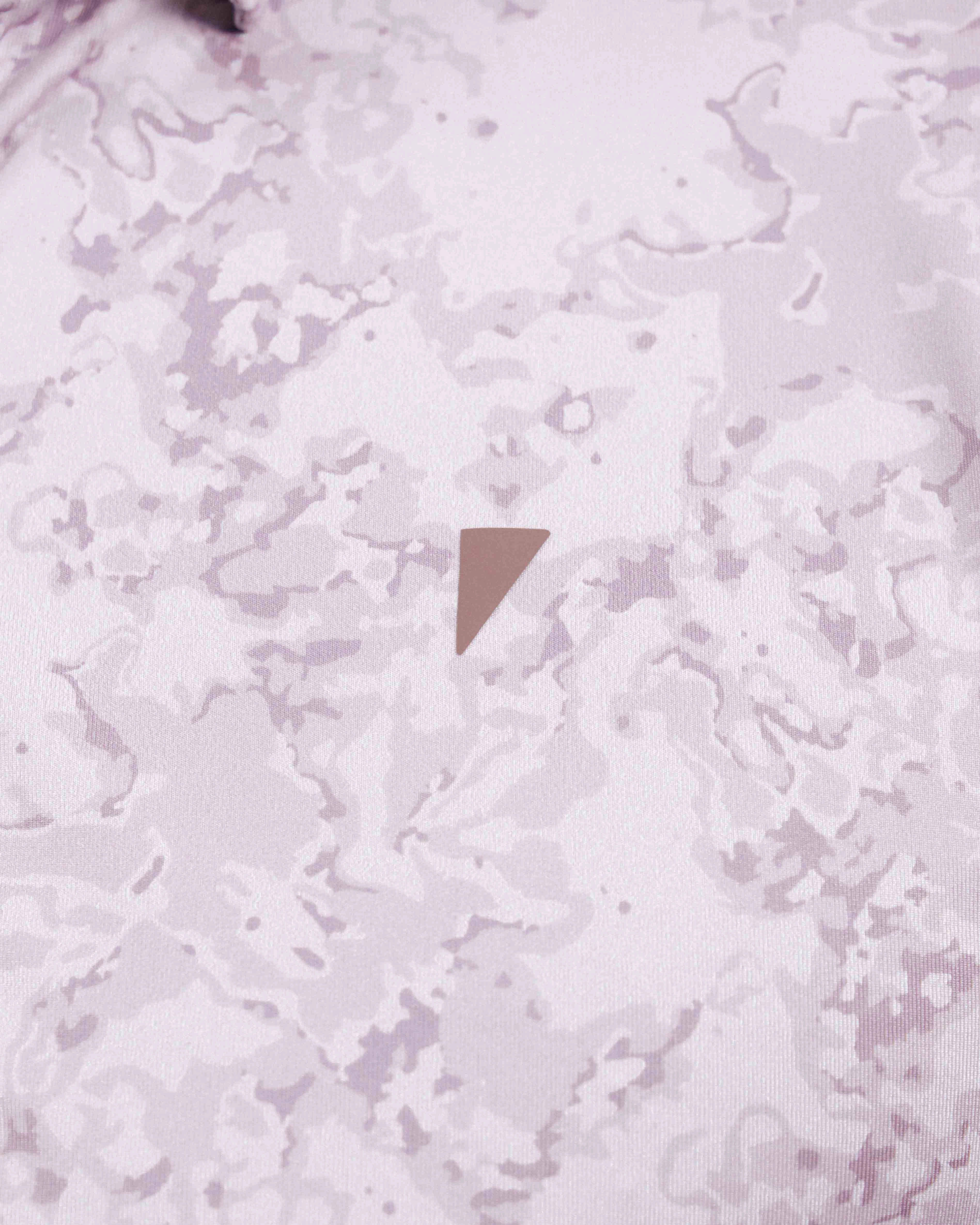 Mauve Marble Classic Polo SubtleTexture Low Profile Collar