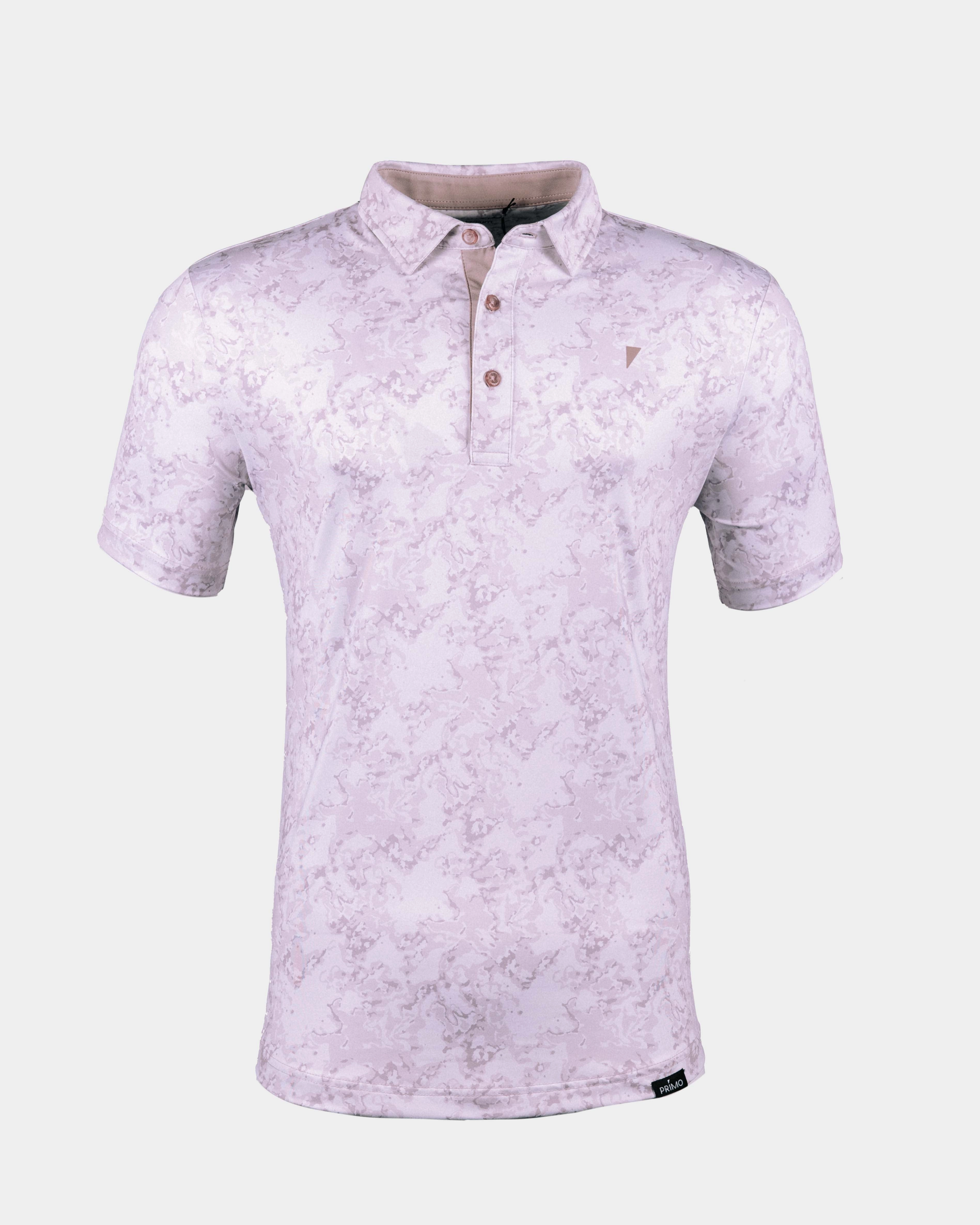 Convertible Style Bonded Seam Technique Mauve Marble Classic Polo
