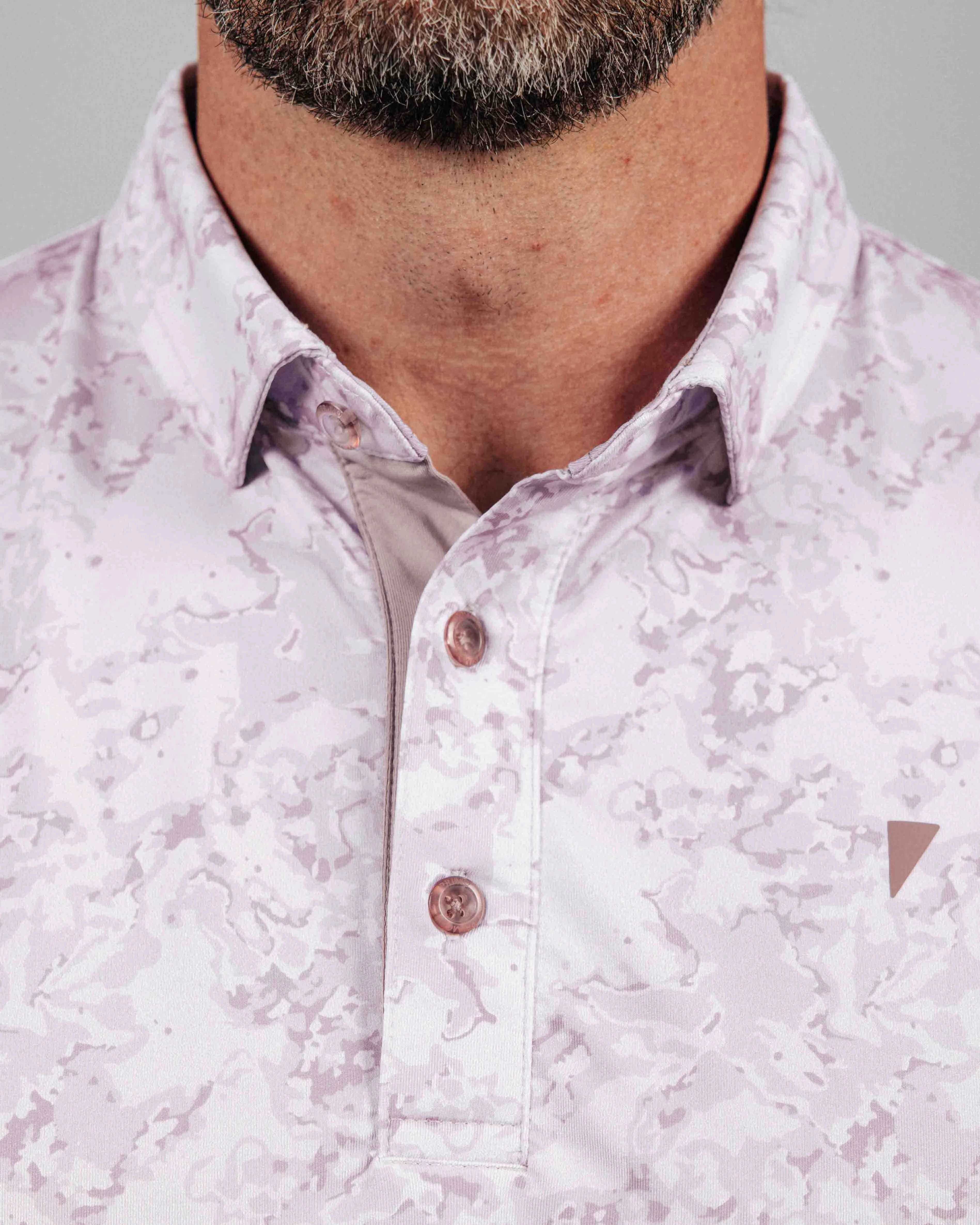 Anti Odor Treatment Soft Touch Blend Mauve Marble Classic Polo