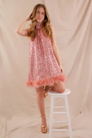 Soft Curve Happy Soul Dash Of Glam Sequin Mini Dress