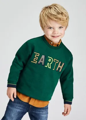 Mayoral Embroidered Earth Pullover